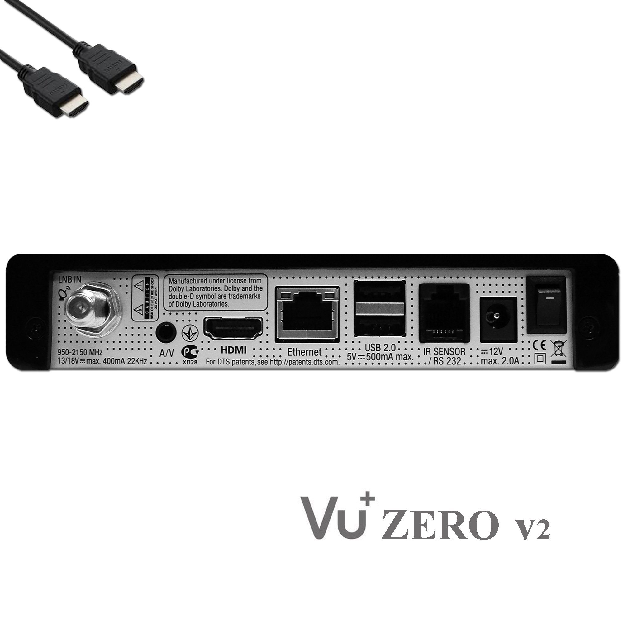 VU+ Zero Linux Full HD Sat Receiver + 300 Mbits Wifi Stick SAT-Receiver