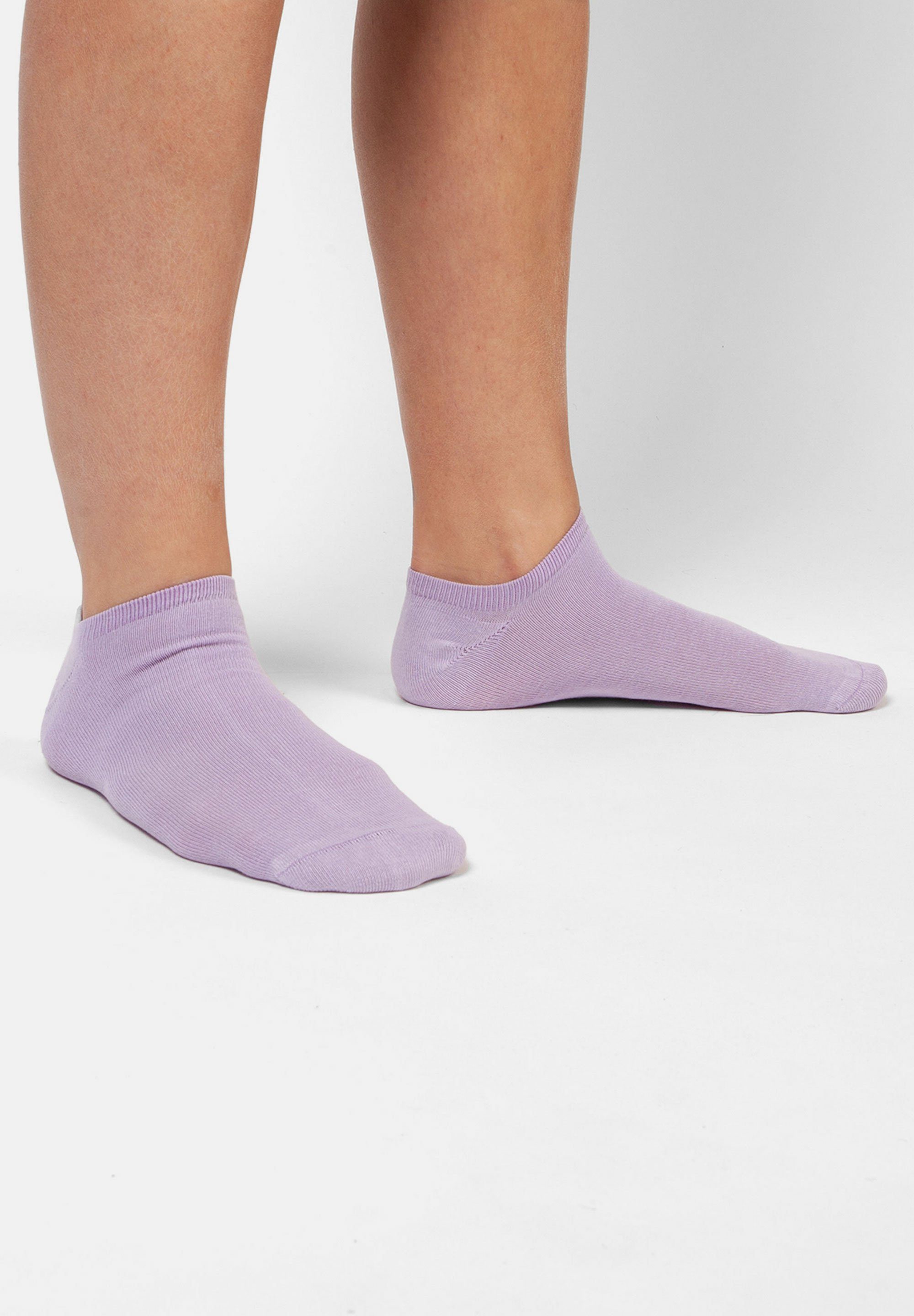 DillySocks Sneakersocken One Color Shorties aus nachhaltiger Baumwolle