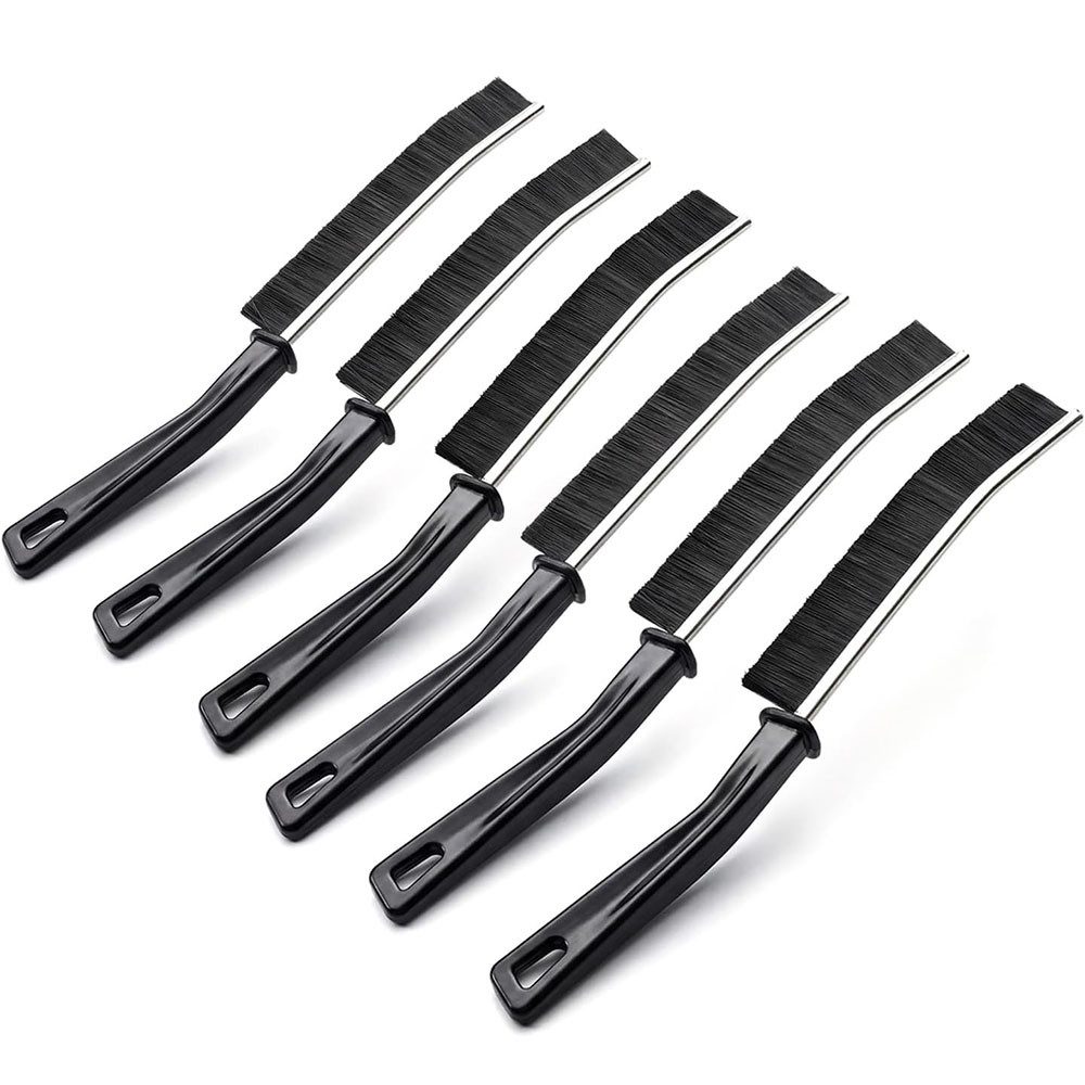 TUWENA Reinigungsbürsten-Set Fugenbürste Hartborsten, Multifunktionale Spaltreinigungsbürste, (6-tlg)