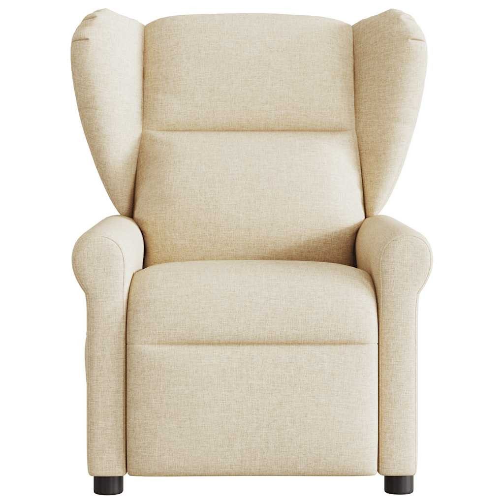 vidaXL Sessel Massagesessel Creme Stoff (1-St) günstig online kaufen