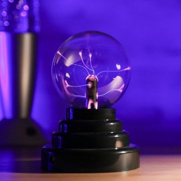 SATISFIRE LED Dekolicht Mini Plasma Kugel Plasmaball magische Blitz-Show Retro Lichteffekt