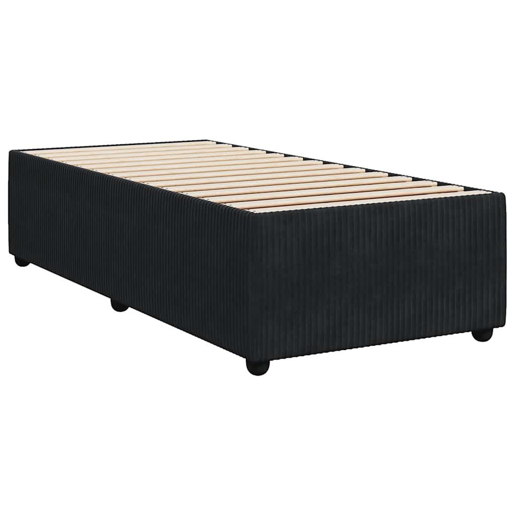vidaXL Bett Bettgestell Schwarz 90x190 cm günstig online kaufen
