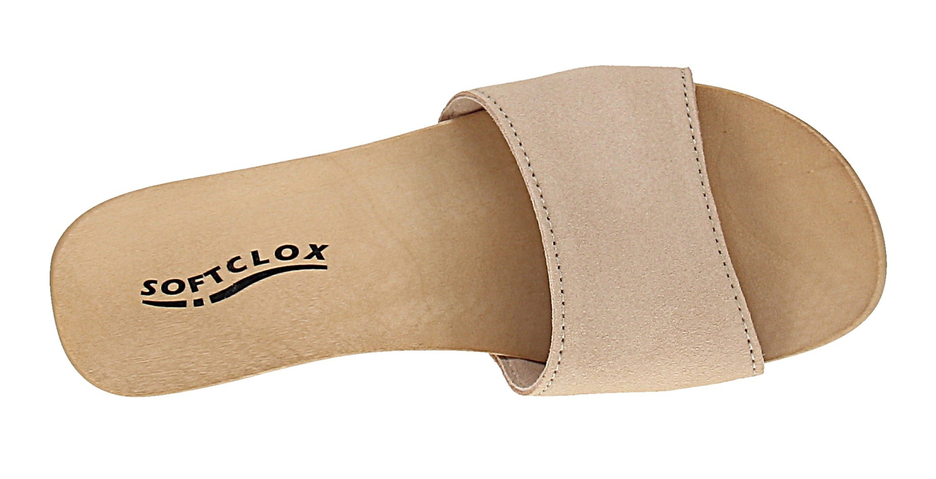Softclox Softclox S3382 Kelly Kaschmir - Damen Pantolette - 68-Taupe Pantolette