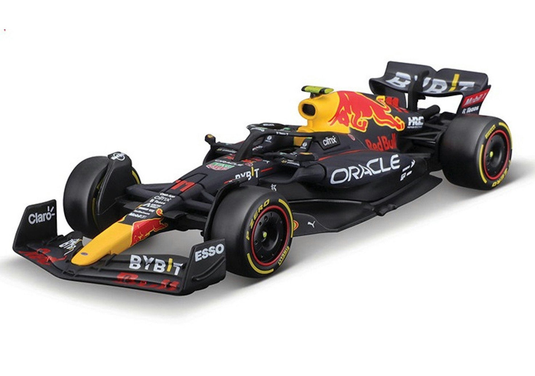 Bburago Spielzeug-Auto Modellauto - Red Bull Racing F1 RB18 Verstappen #1  (Maßstab 1:43), originalgetreu