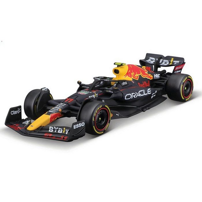 Bburago Spielzeug-Auto Modellauto - Red Bull Racing F1 RB18 Verstappen #1 (Maßstab 1:43) originalgetreu
