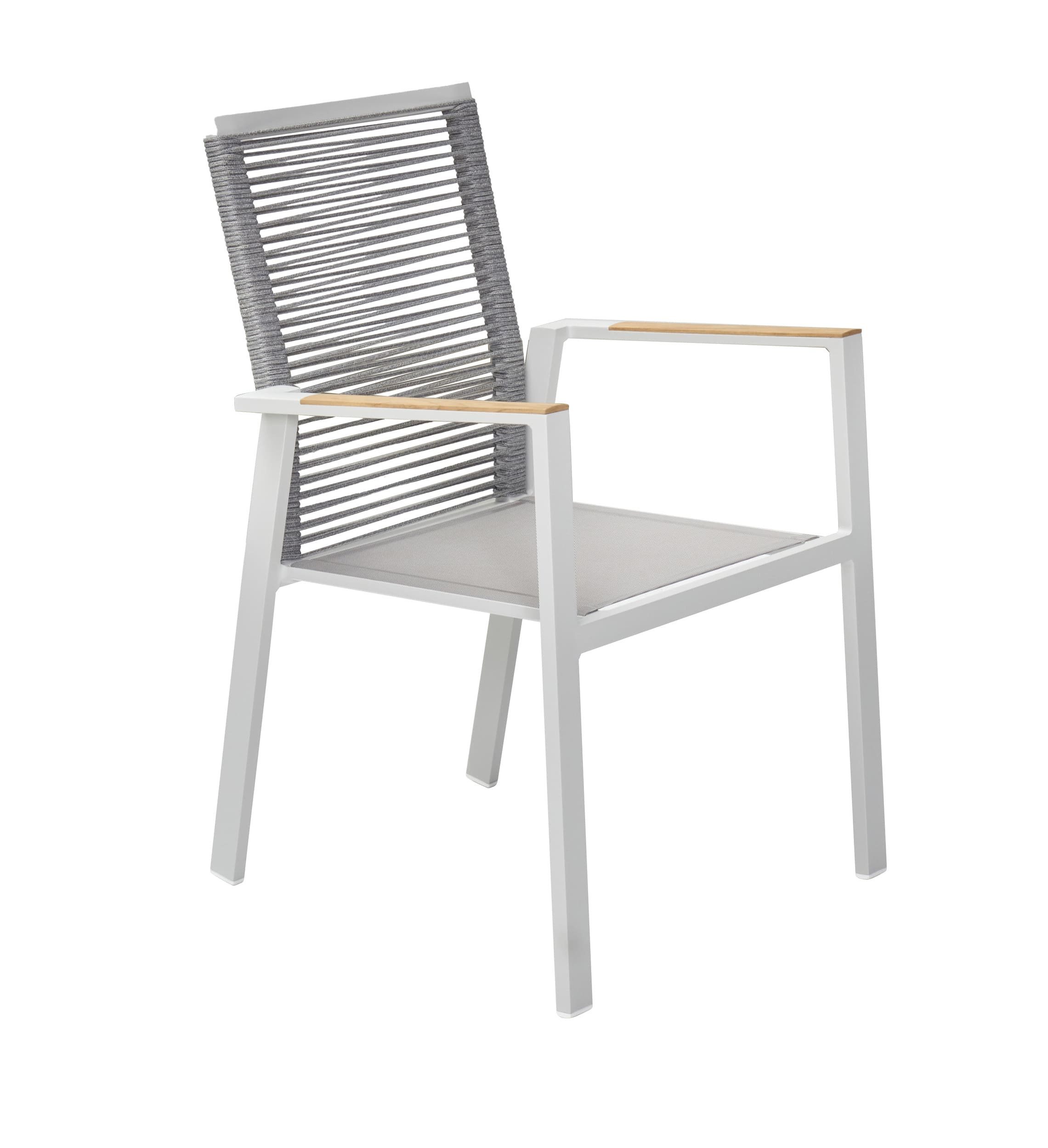 Gartenstuhl Gartenstuhl Outdoor FARUM BHT 57x87x63 cm Stapelstuhl Klappstuhl