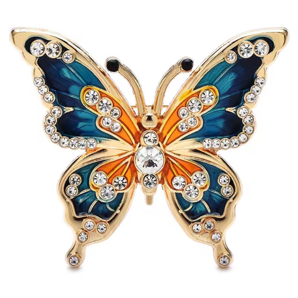 Dark-Desires Brosche Nostalgische Brosche zierlicher Schmetterling, Nostalg günstig online kaufen