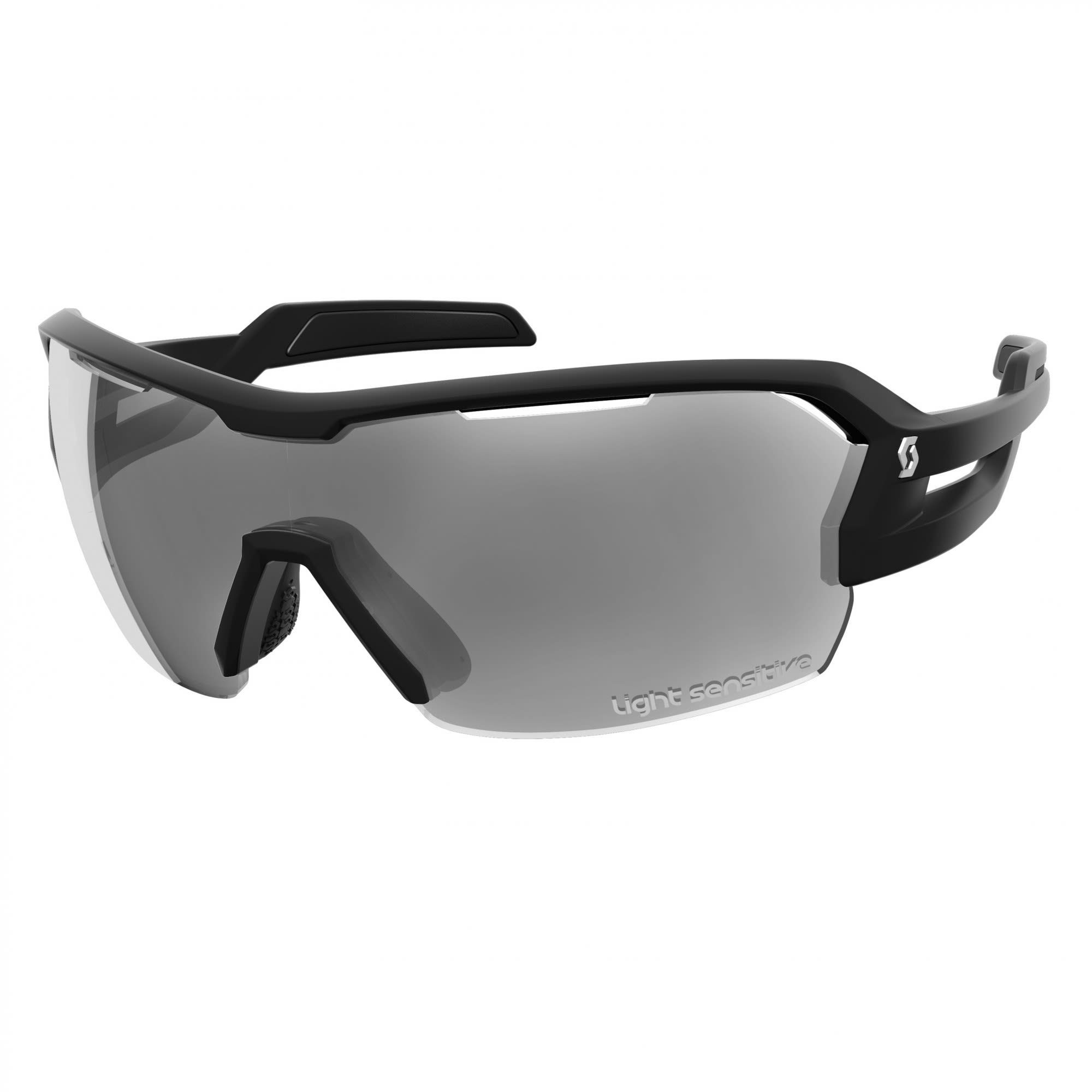 Scott Fahrradbrille Matt Grey Accessoires Light - Scott Spur Sunglasses Clear Sensitive - Black Long-sleeve