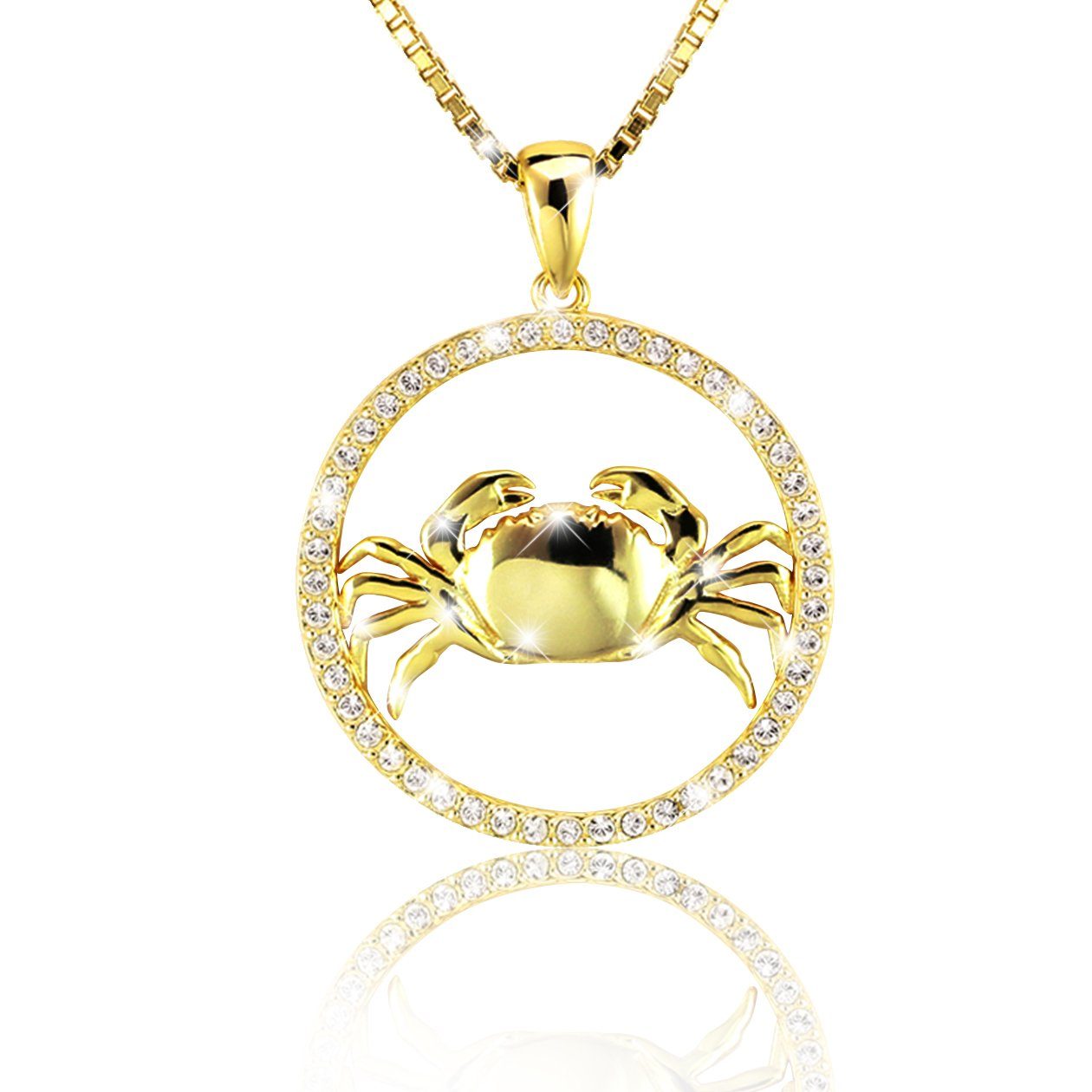 PAVELS Kette mit Anhänger Shine Krebs, Elegante Sternzeichenkette für den K günstig online kaufen