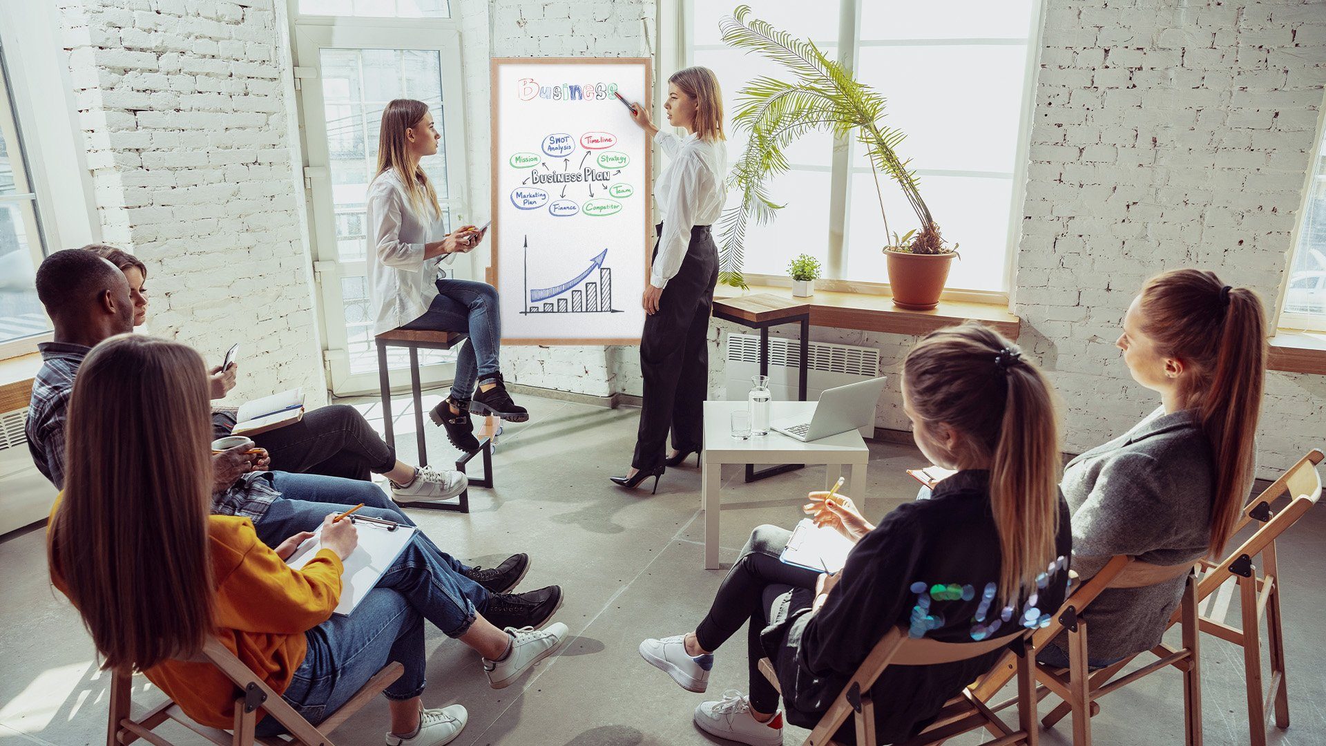 ALLboards Magnettafel Whiteboard magnetische trocken abwischbare mobile Tafel Kundenstopper