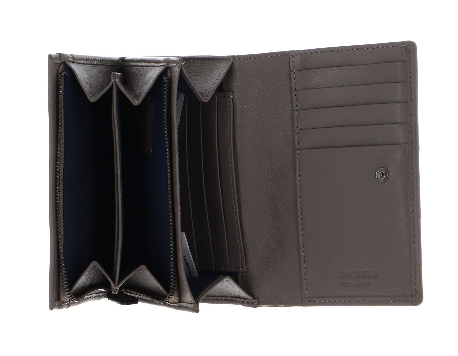 Picard Geldbörse Zip Around Wallet, aus echtem Rindsleder