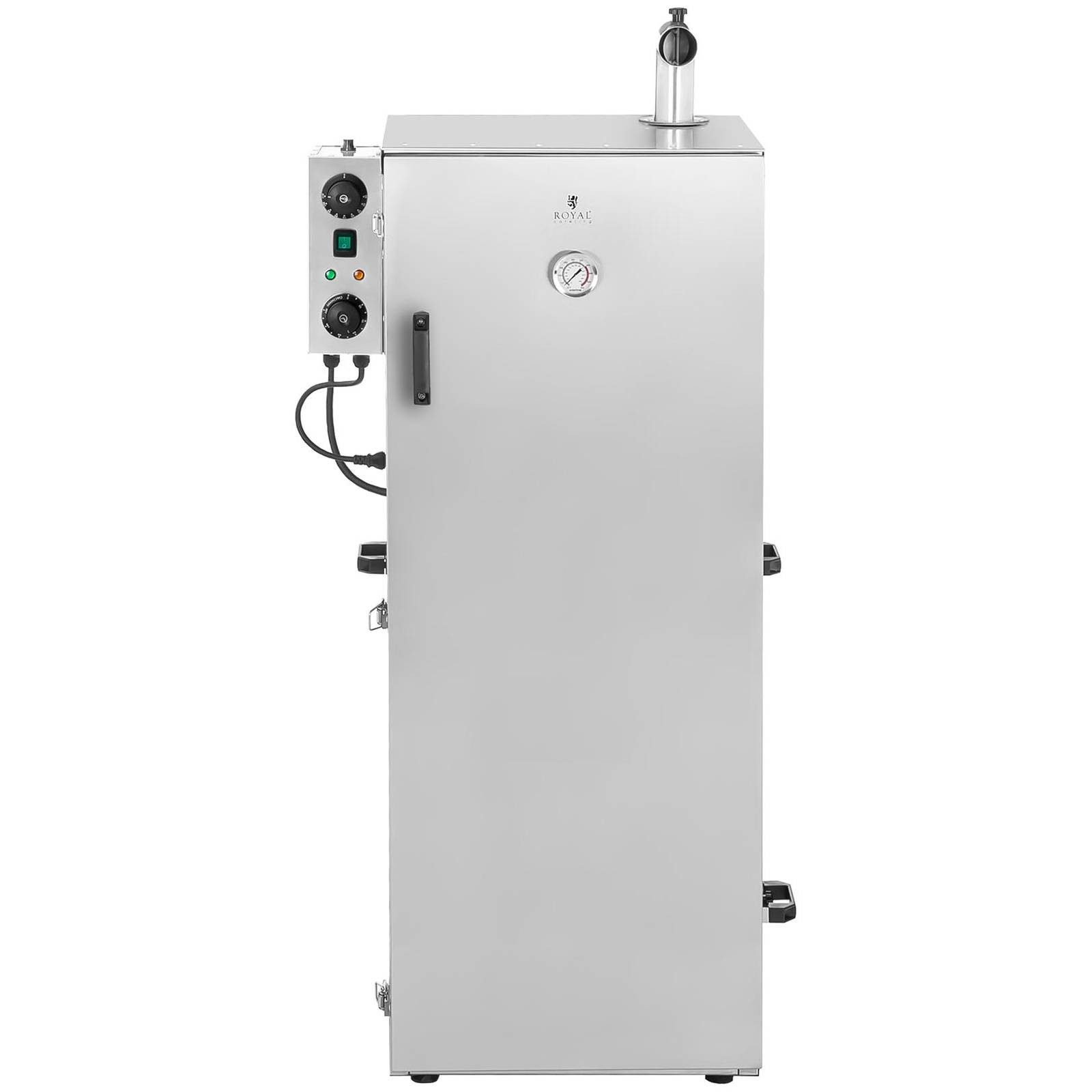 Royal Catering Räucherofen 147 L Räucherschrank Edelstahl Smoker Räuchertonne 8 Roste Profi, 1,000 W, verschiedene Größen – Bild 4 von 5