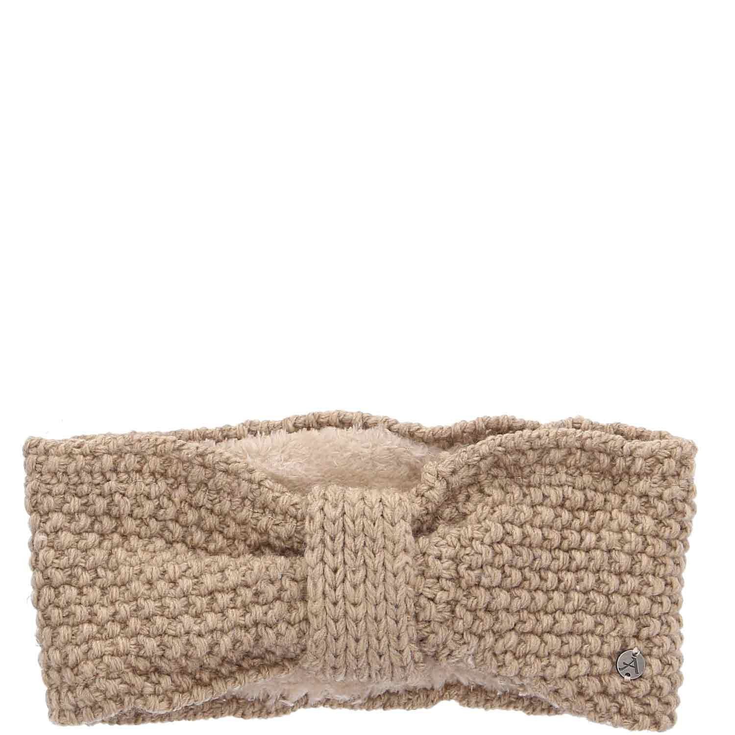 Antonio Strickmütze Antonio Strick Stirnband Taupe (1-St) günstig online kaufen