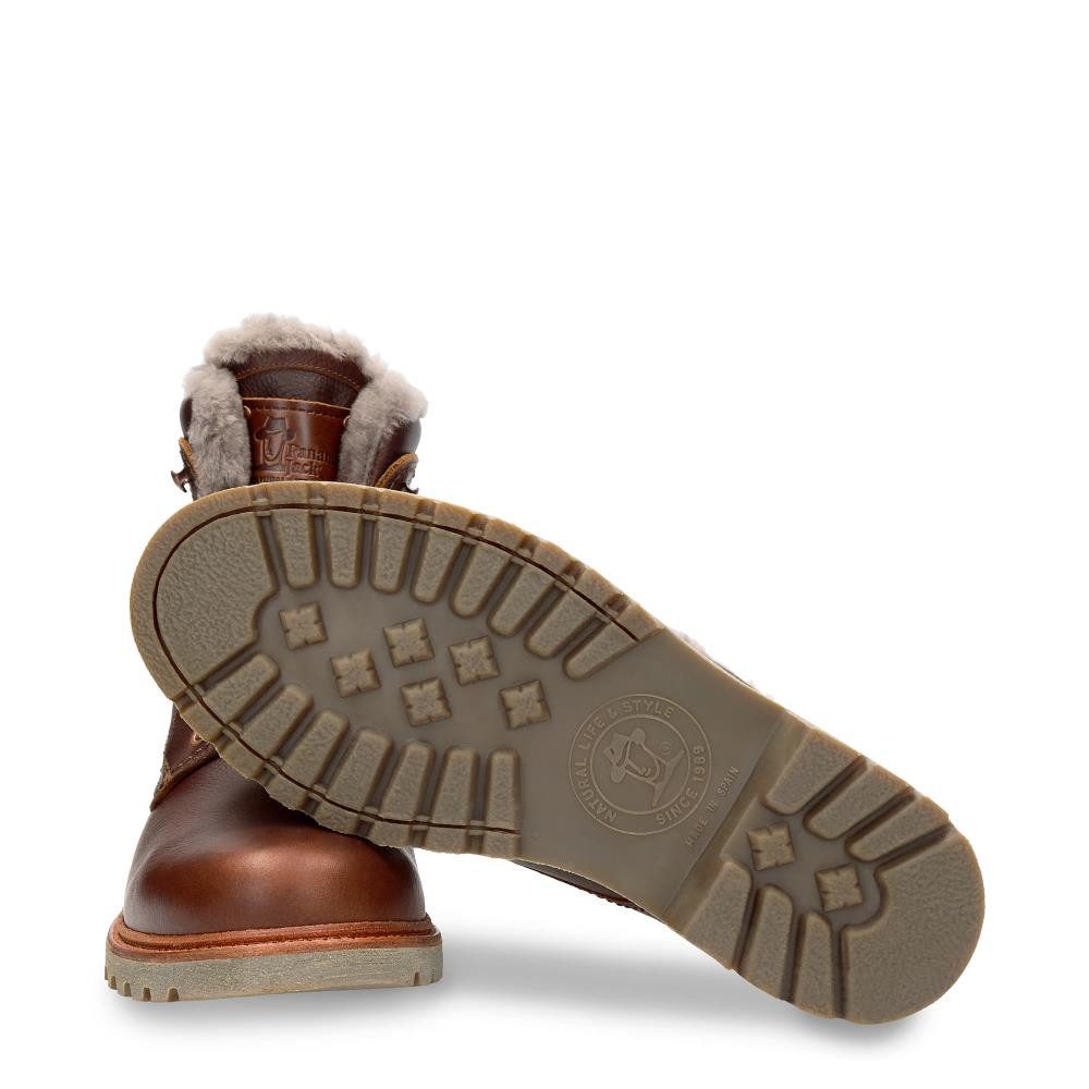 Panama Jack P03 Aviator Igloo Winterboots Schnürboots, Winterstiefel, Profilsohle, mit Warmfutter