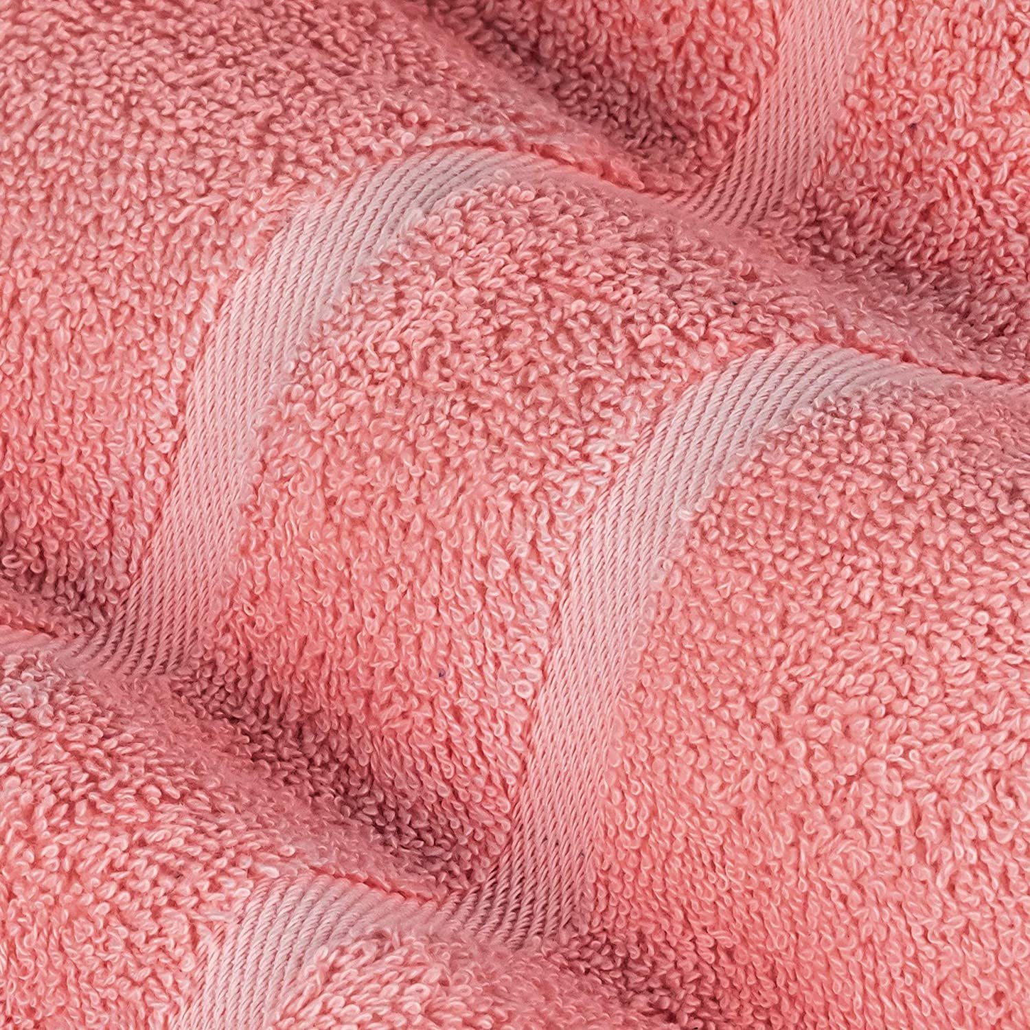 StickandShine Handtuch Handtücher Badetücher Saunatücher 500 Lachs in GSM 100% Gästehandtücher Duschtücher Baumwolle zur Wahl