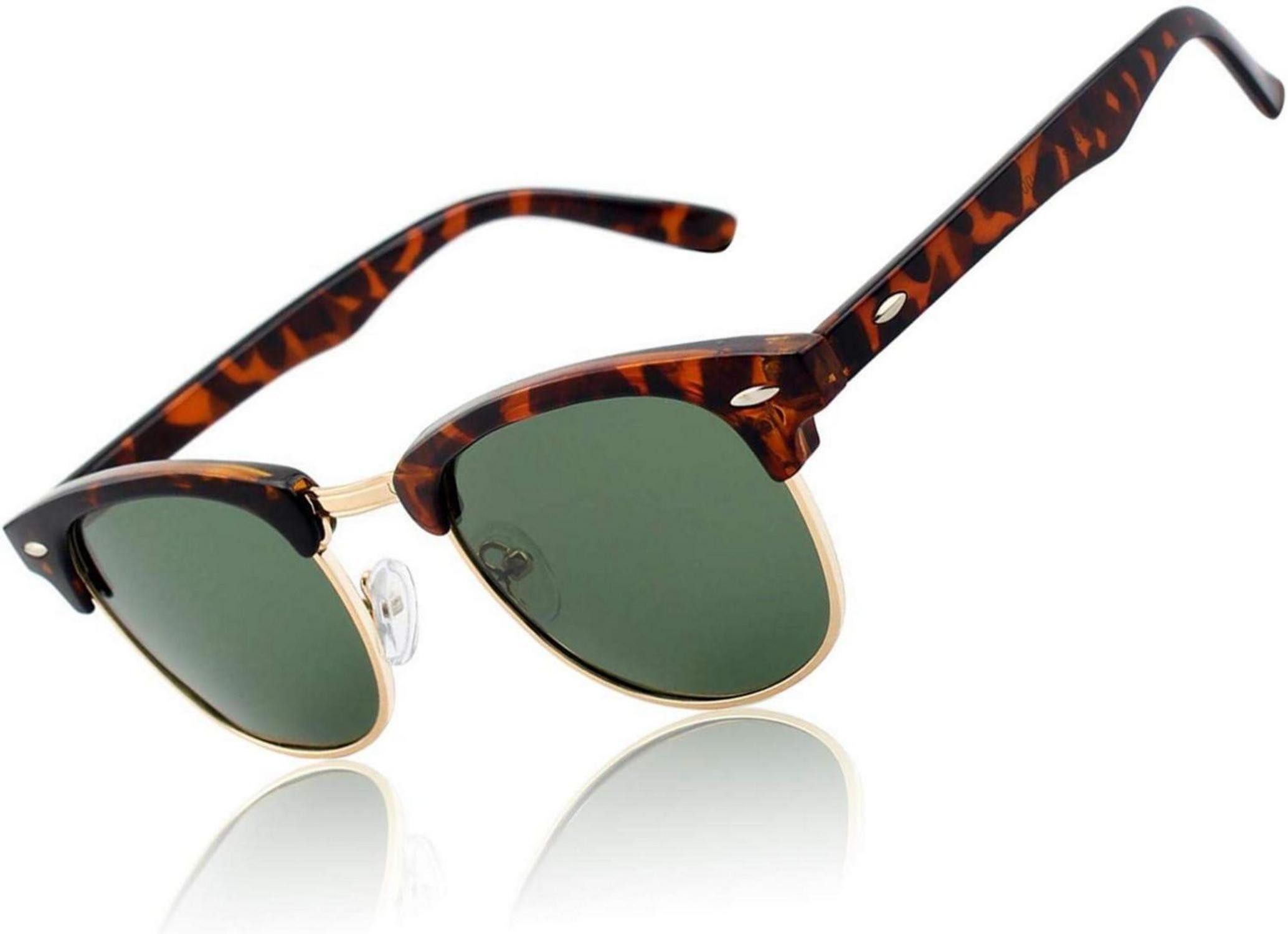 Retrosonnenbrille Sonnenbrille Retro Vintage Halbrahmen Polarisiert UV400 Schutz