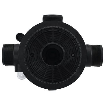 vidaXL Kartuschen-Filterpumpe Mehrwegeventil für Sandfilter 6-Wege-Ventil ABS Kunststoff 1,5