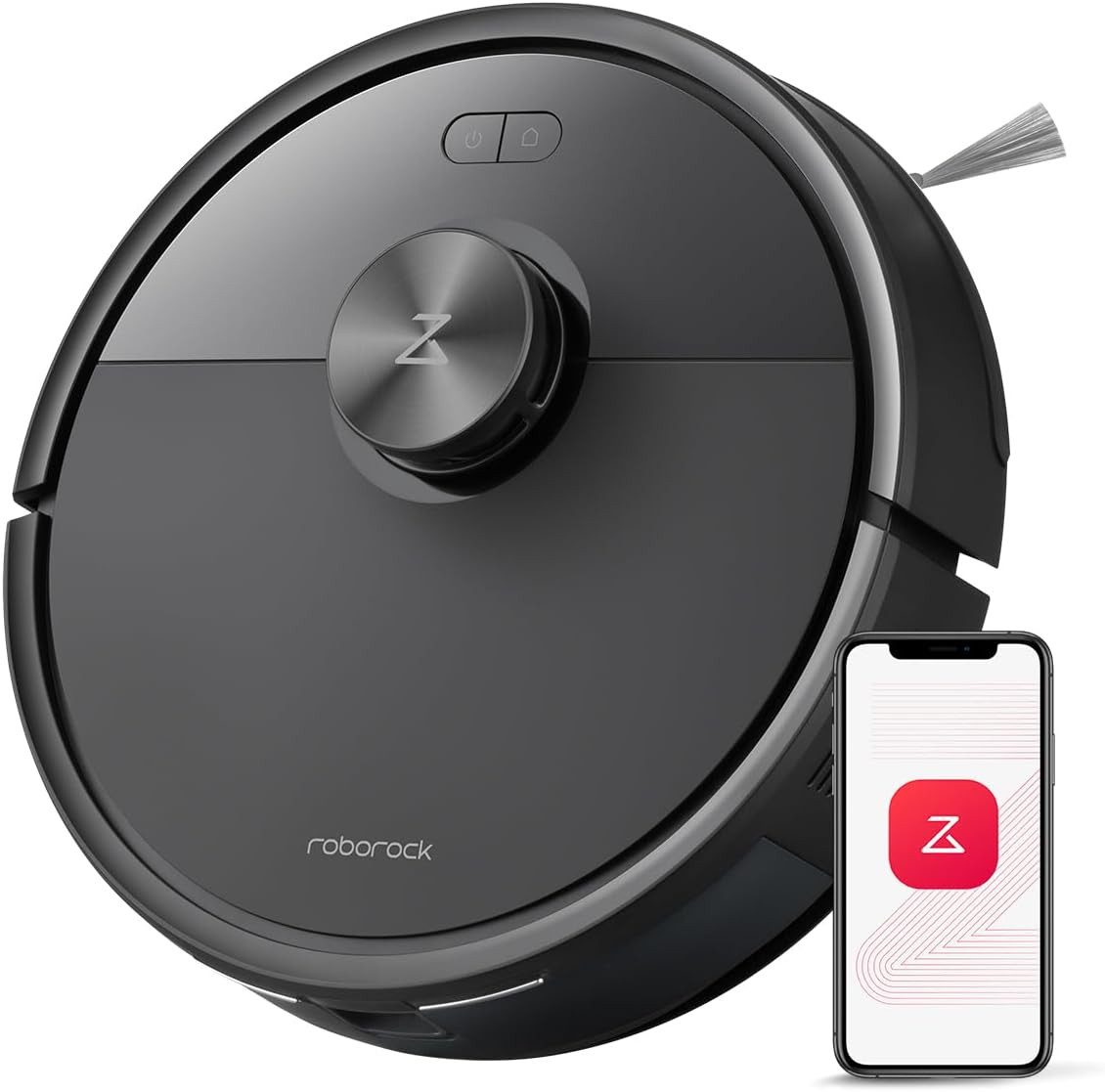Roborock Saugroboter Q7 M5 (Upgrade von Q5 PRO), 10000Pa, 180Min, Dual Anti-Tangle-System, mit Wischfunktion, LiDAR Navigation, Staubsauger Roboter für Teppich, Tierhaare, APP Steuerung