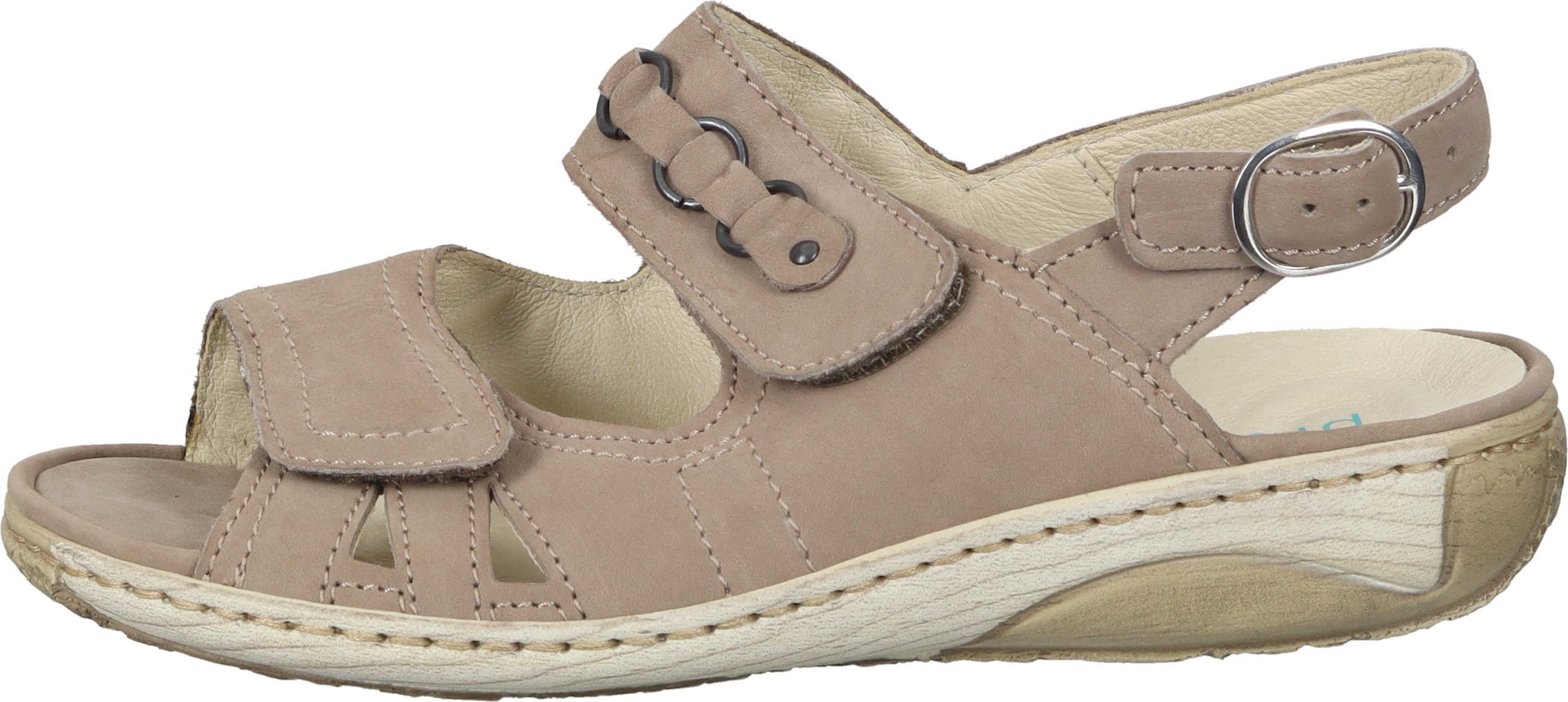 Waldläufer Sandalen Sandalette aus Nubukleder