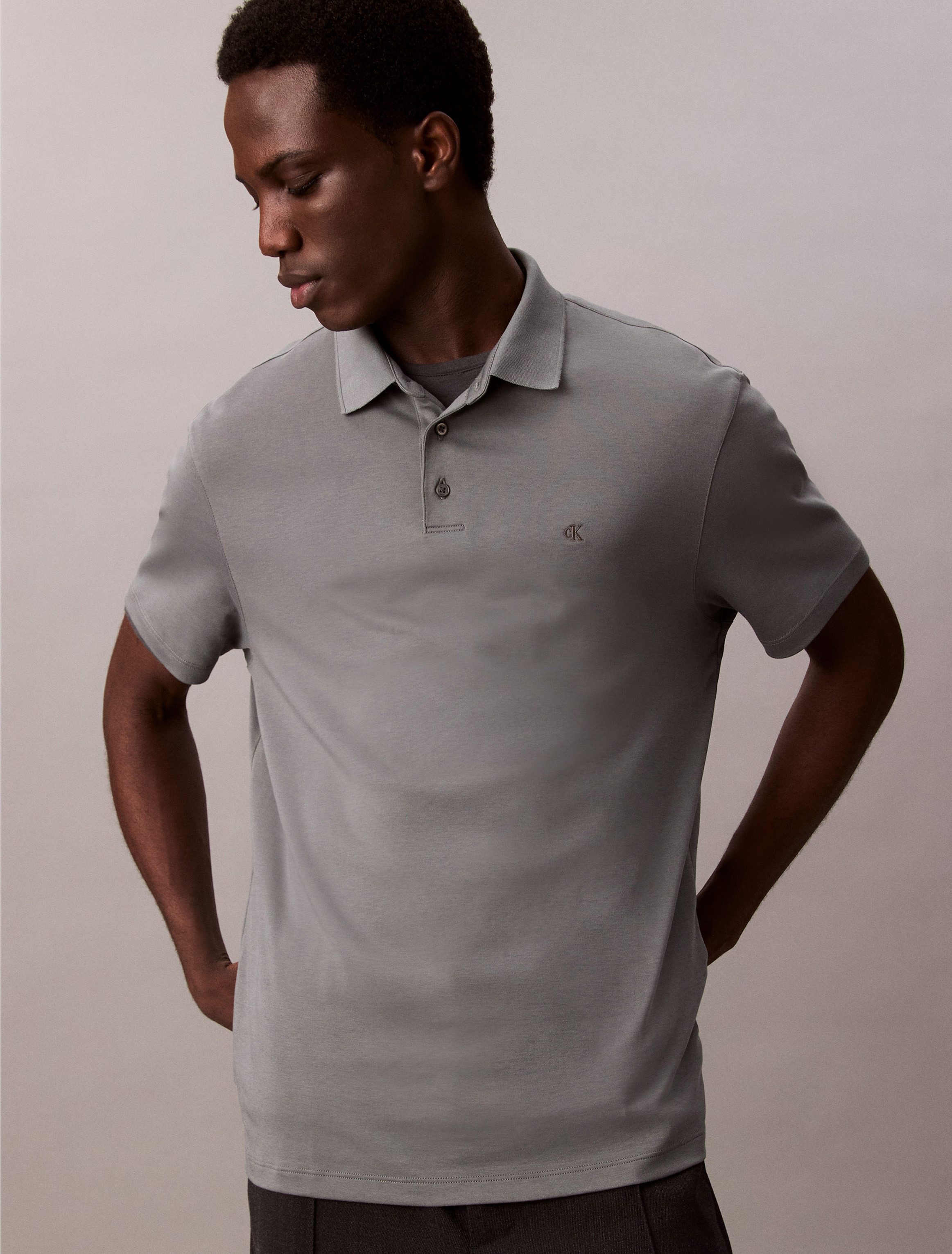 Calvin Klein Poloshirt SS SUPIMA CHEST günstig online kaufen