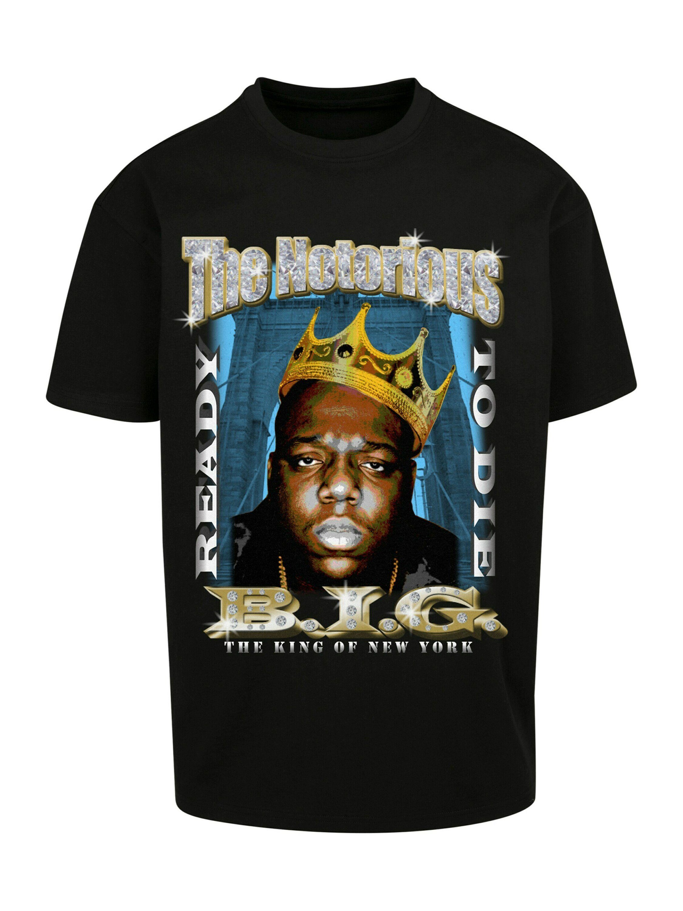 Herren Shirts MisterTee T-Shirt Biggie Crown (1-tlg)