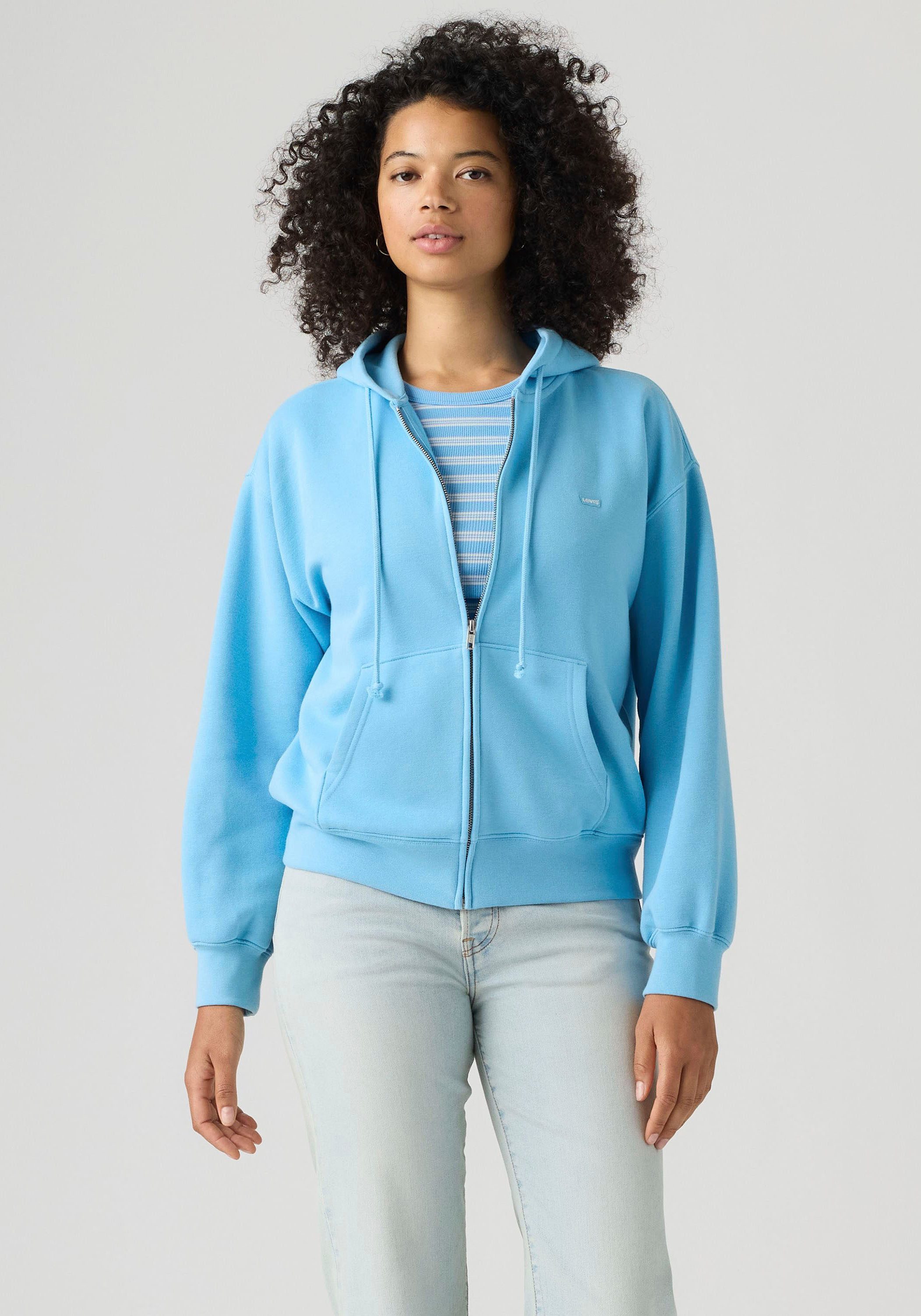 Levi's® Hoodie EVERYDAY FULL ZIP HOODIE SWEATSHIRT mit Logo Stickerei