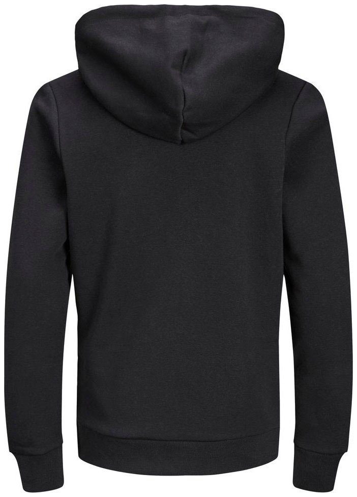 Jack & SWEAT Print Junior black/Large Jones Kapuzensweatshirt JJECORP LOGO HOOD