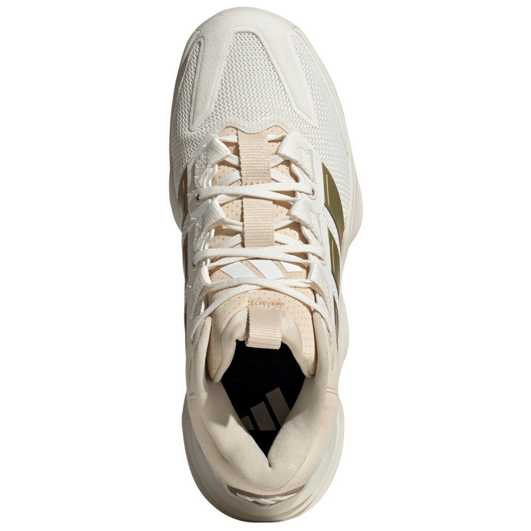 adidas Performance Hallen-Indoorschuhe Courtstabil (Basketball) weiss/gold/beige Damen Squashschuh