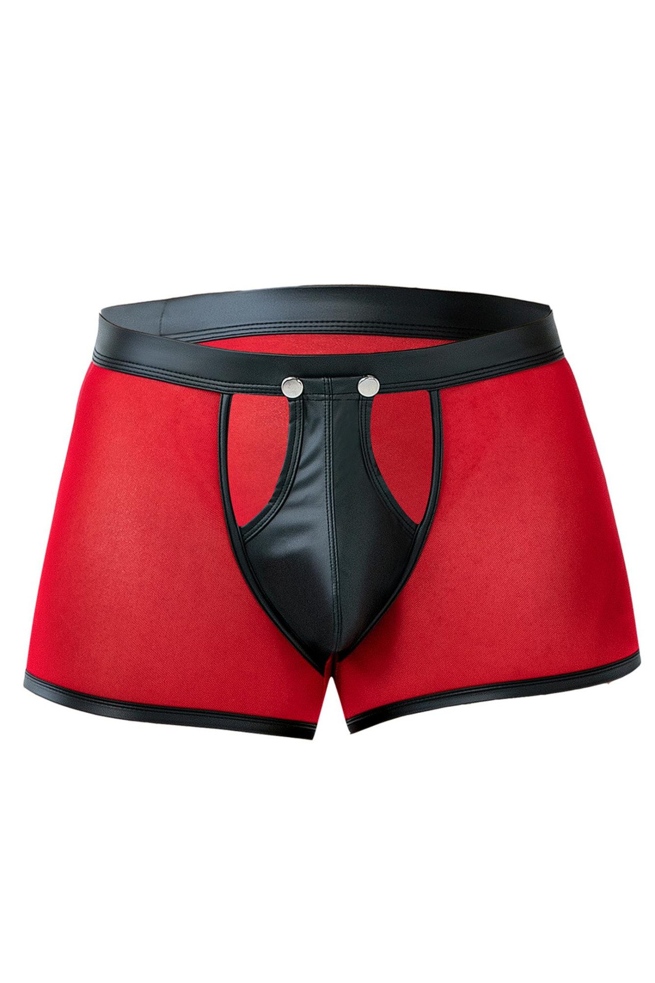 Boxershorts Roter Männer Boxer Shorts aus dehnbarern Mesh leicht transparent Herre