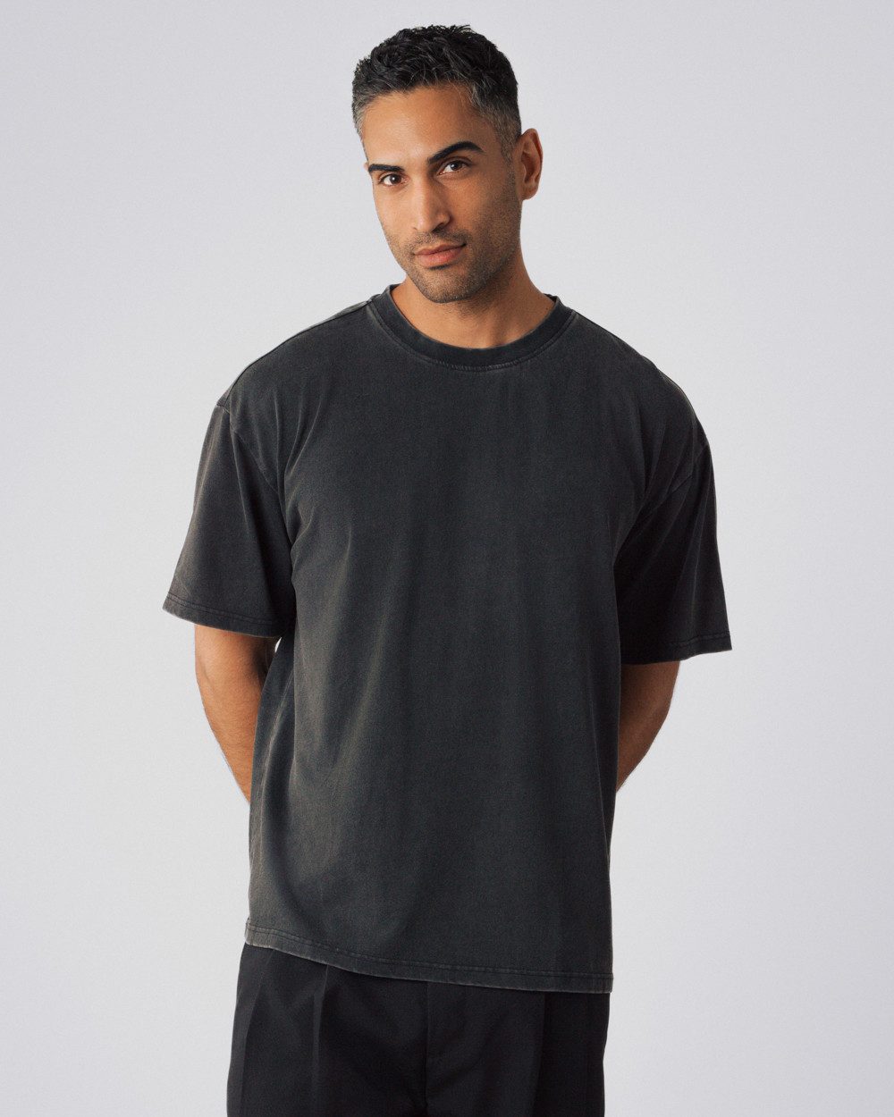 HONEST BASICS Rundhalsshirt OG Shirt aus OCS und GRS zertifizierter Bio-Baumwolle