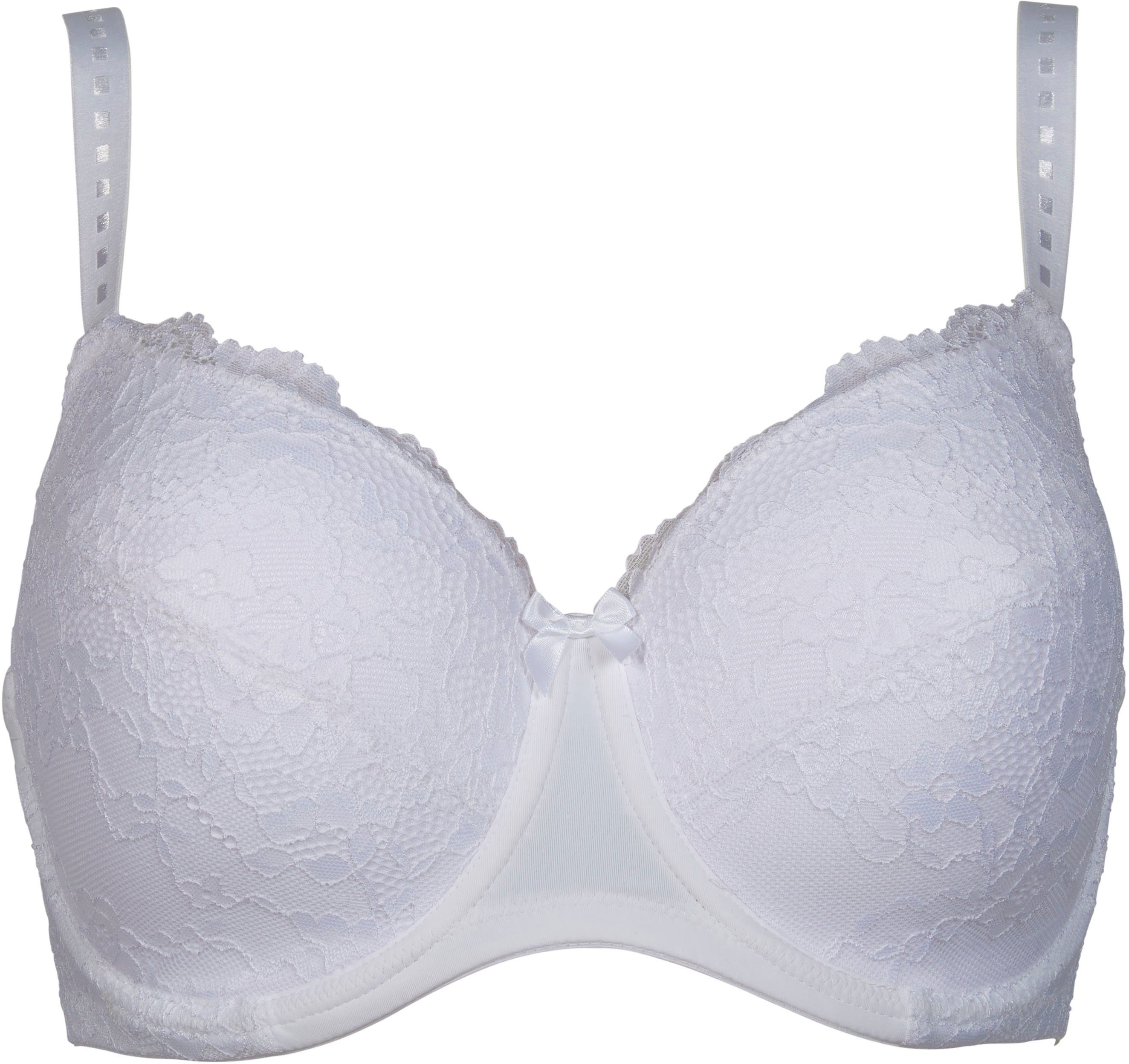 After Eden D-cup & up Bügel-BH LOIS verstellbare Träger, mit Schale, mit Bügel, mit Spitze, feminin