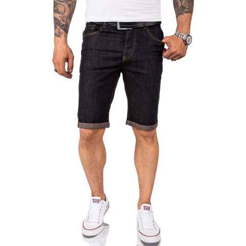 Rock Creek Jeansshorts Herren Jeansshorts Dunkelblau RC-2206