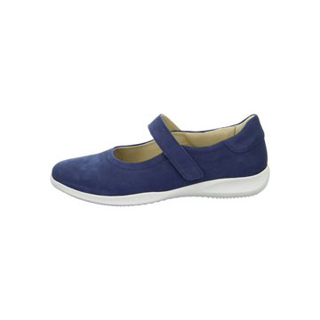 Hartjes Goa - Damen Schuhe Slipper Ballerina Nubuk blau
