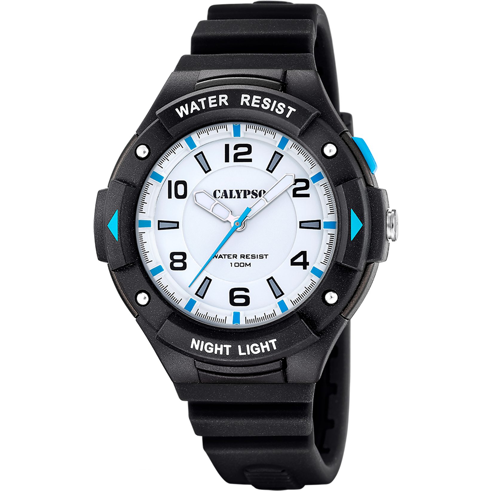 CALYPSO WATCHES Quarzuhr Street Style K5883_1, Armbanduhr, Herrenuhr, Silikonarmband, analog, Beleuchtung