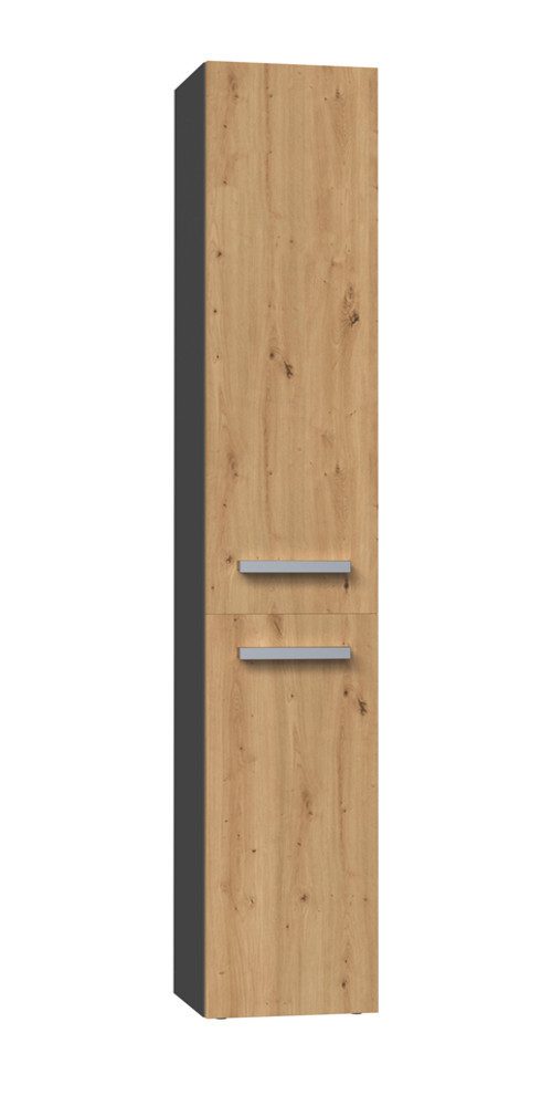 MAGOWA Badkommode Badezimmerschrank NEL IV – Stilvoll, funktional & platzsparend, Tiefe: 30 cm Breite: 31 cm Höhe: 174 cm – Bild 3 von 5