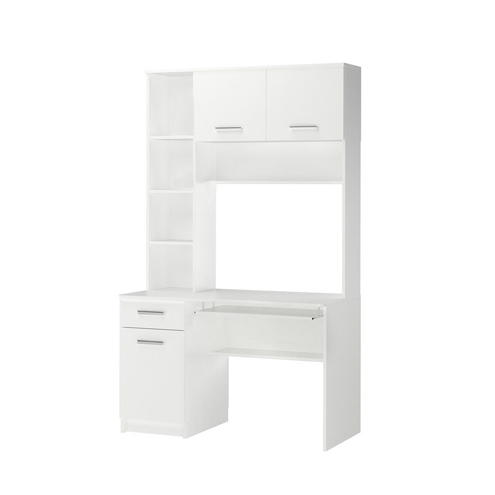 Vicco Schreibtisch Crossline, Weiß, 120.1 x 59.5 cm günstig online kaufen