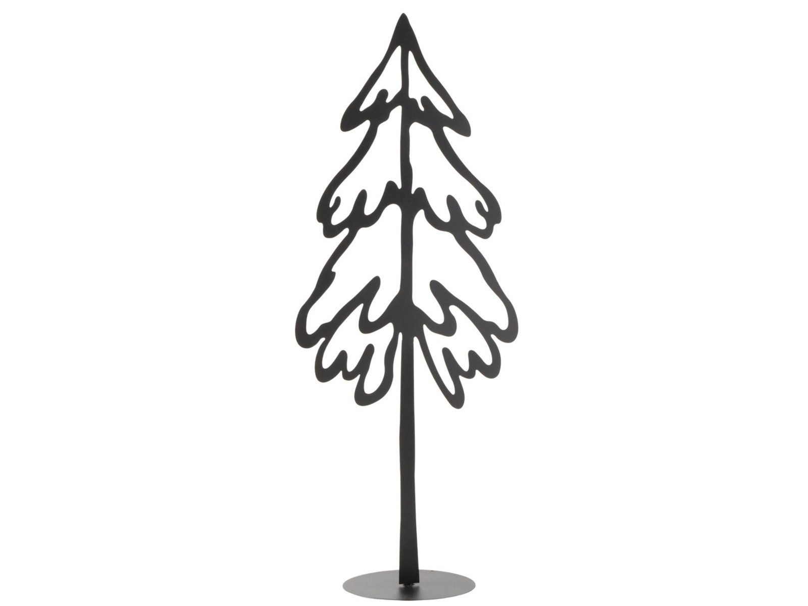BOLTZE Dekoobjekt Finnley Baum mit Stand schwarz 56cm (1 Stück)