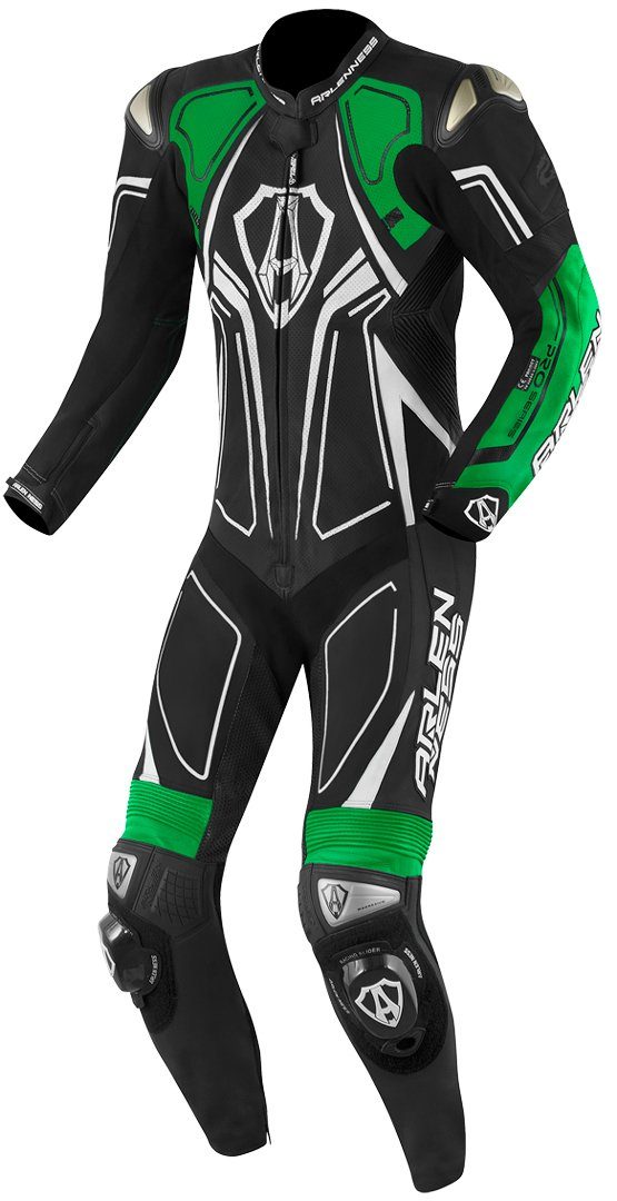Arlen Ness Motorradkombi Conquest 1-Teiler Motorrad Lederkombi protektoren herausnehmbares