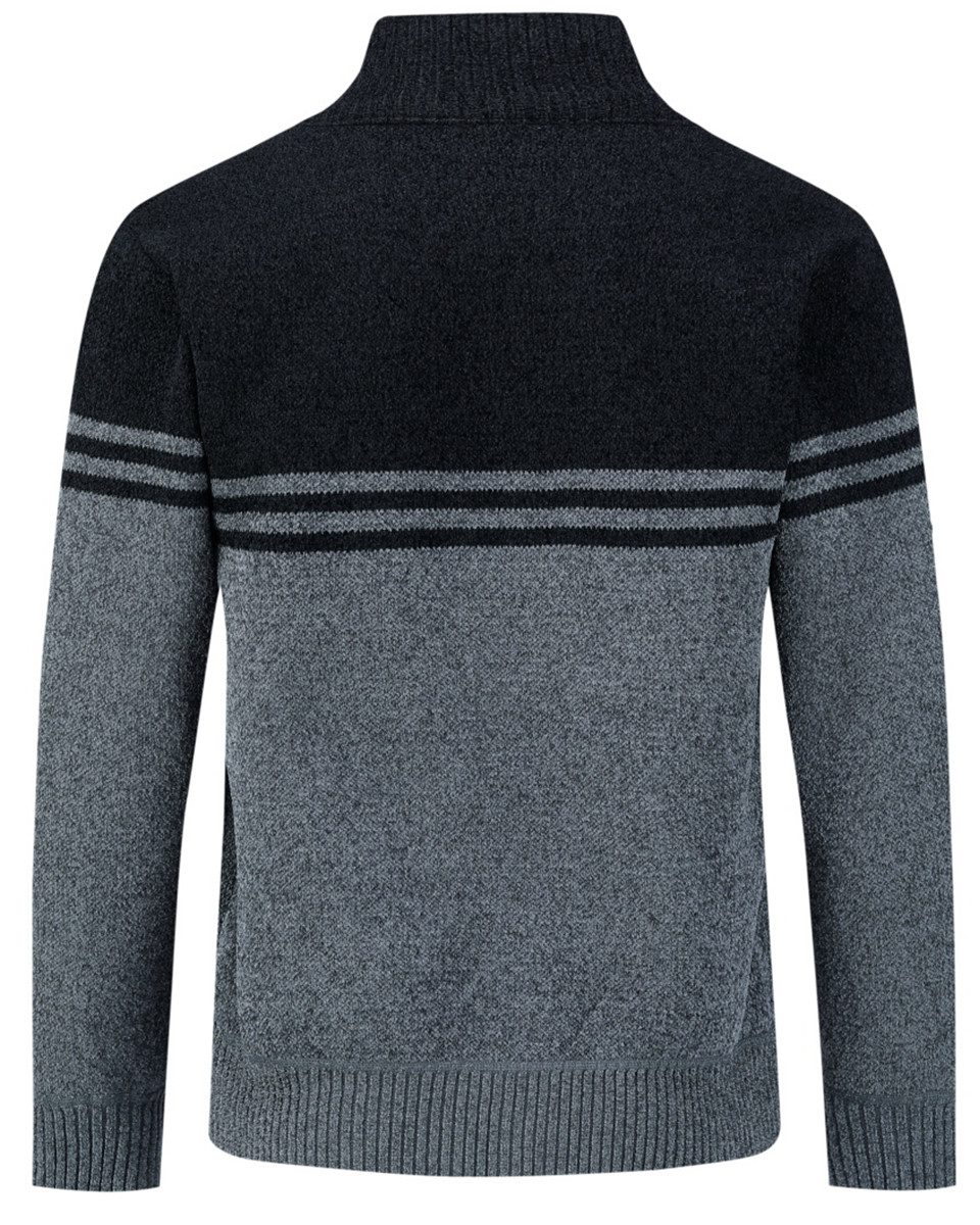 Allthemen Cardigan mit Stehkragen Grobstrick Strickjacke für Winter Strickp günstig online kaufen