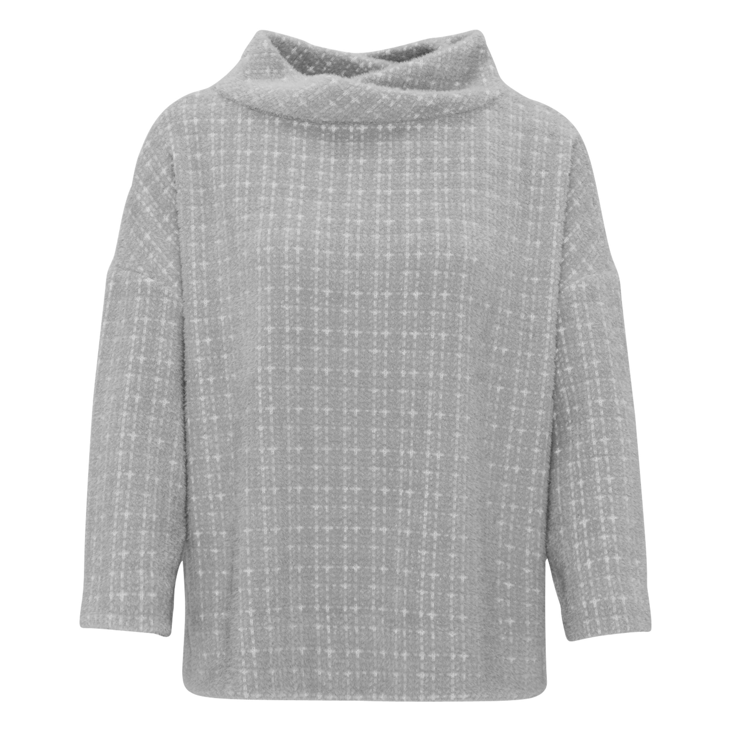 Ganivre hairy hazy Sweatshirt OPUS fog melange