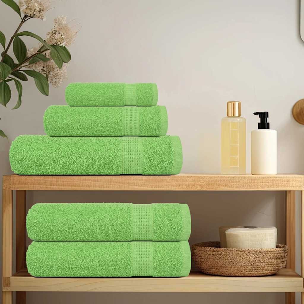 vidaXL Handtuch Seiftücher 10 Stk. Apfelgrün günstig online kaufen