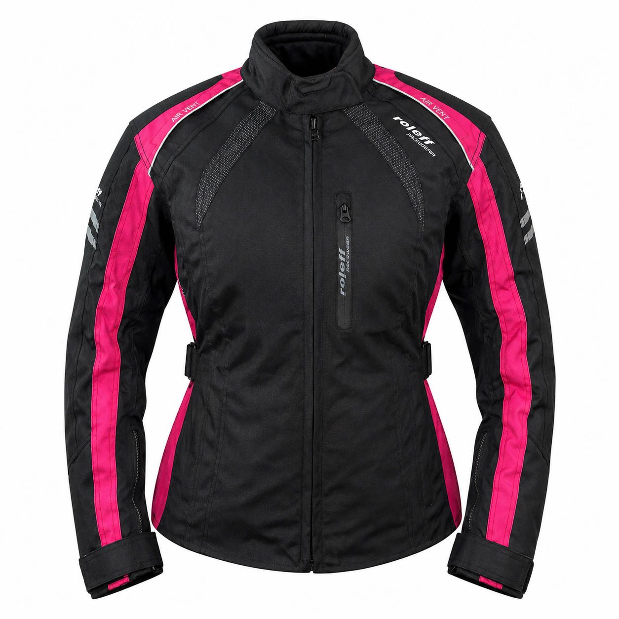 roleff Motorradjacke RO982 Damenjacke - pink -wasserdicht, atmungsaktiv & mit Protektoren auch in großen Größen, in verschiedenen Farben erhältlich