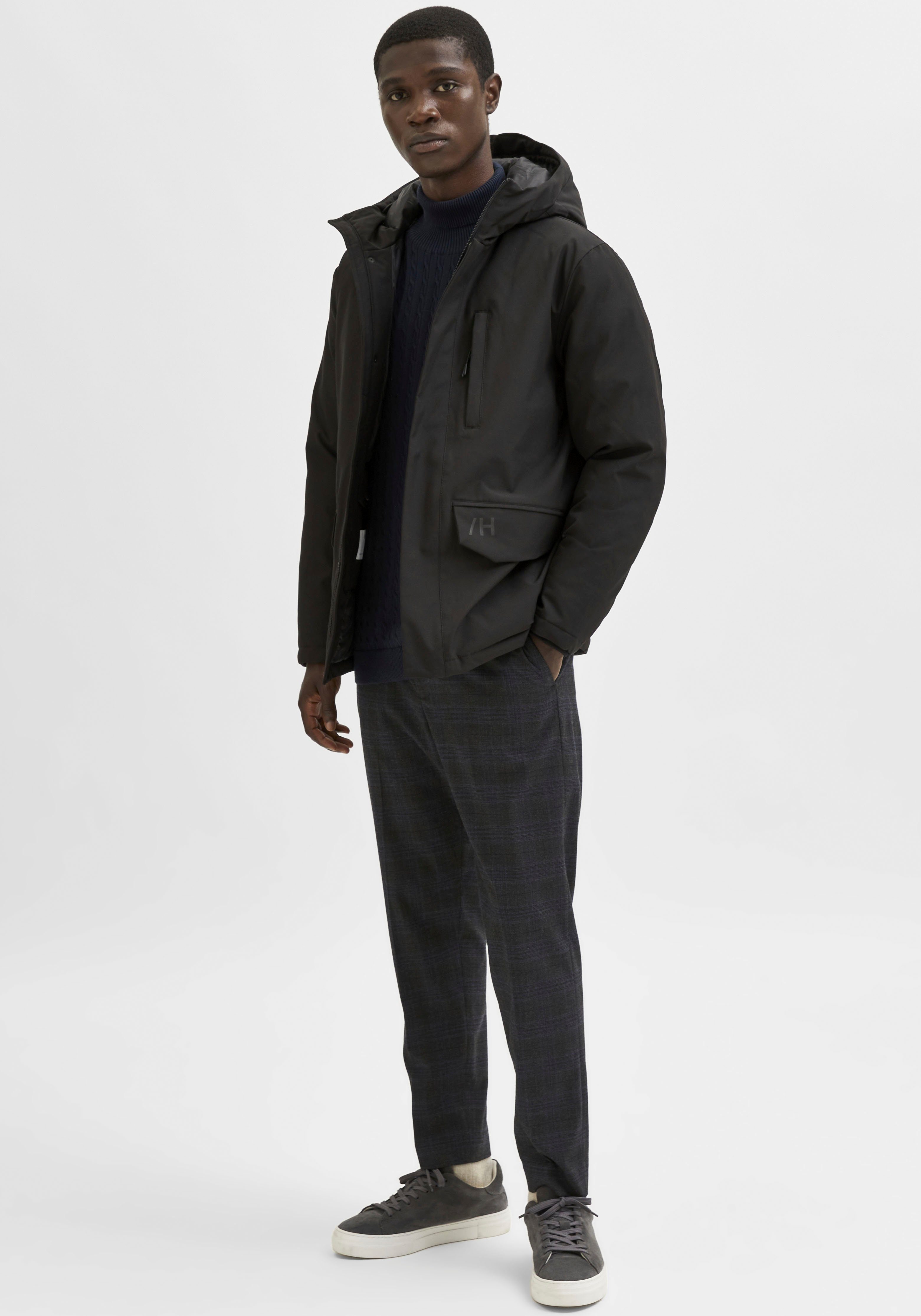 PIET HOMME JACKET Black Winterjacke SELECTED