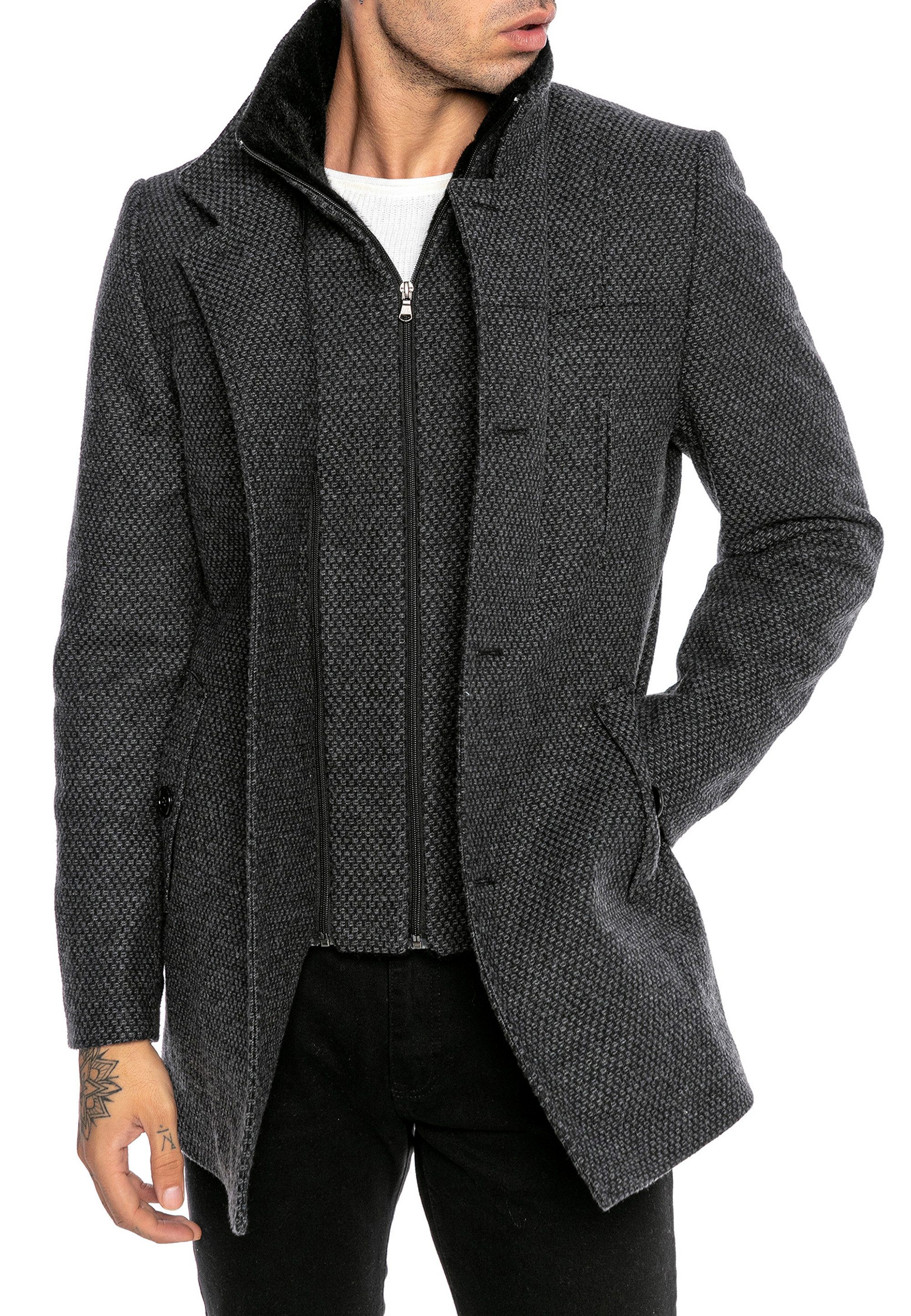 RedBridge Kurzmantel mit intergrierter abnehmbarer Weste Klassisch und eleg günstig online kaufen