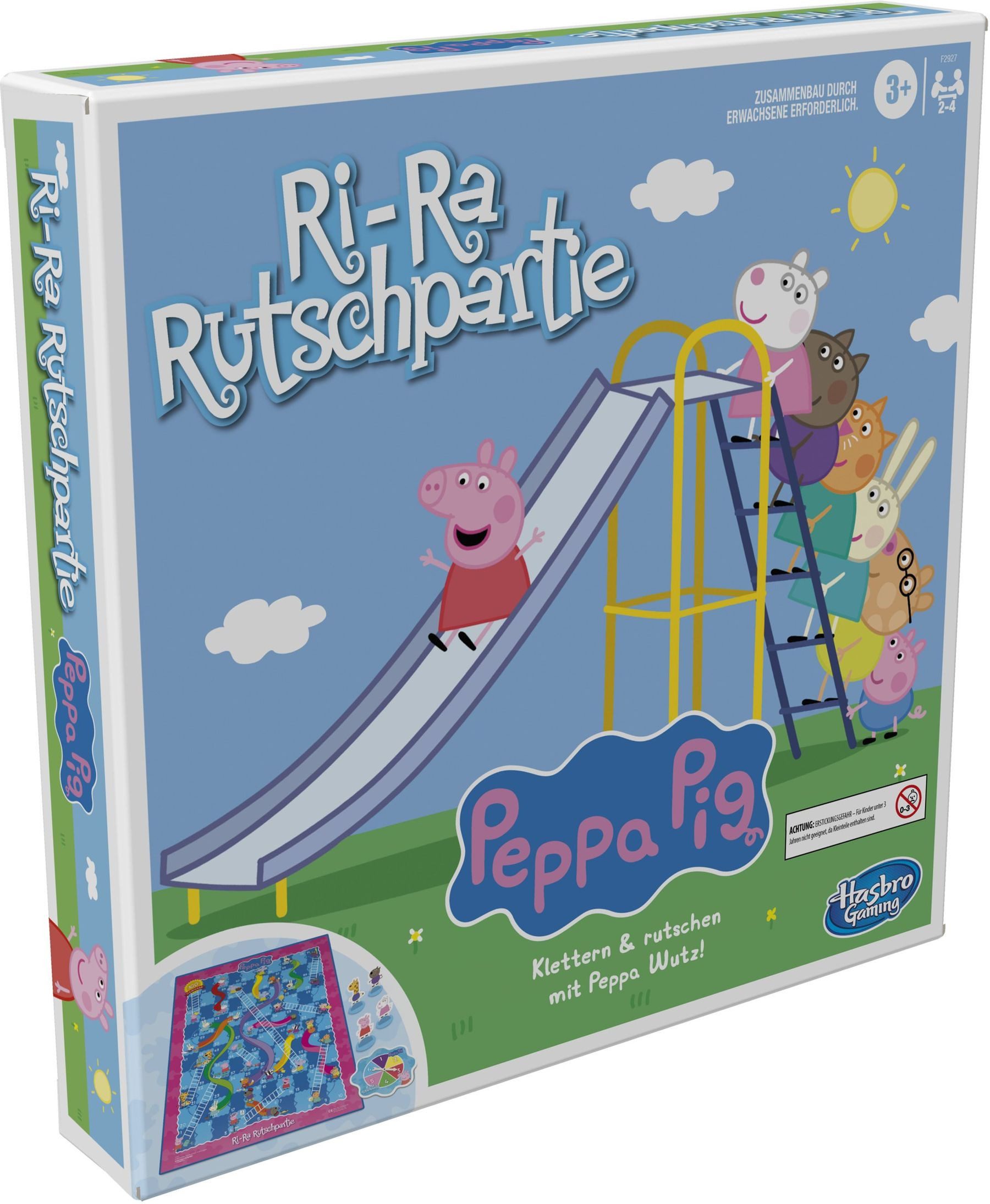 Hasbro Spiel, Peppa Pig - Ri-Ra-Rutschpartie Peppa Pig - Ri-Ra-Rutschpartie