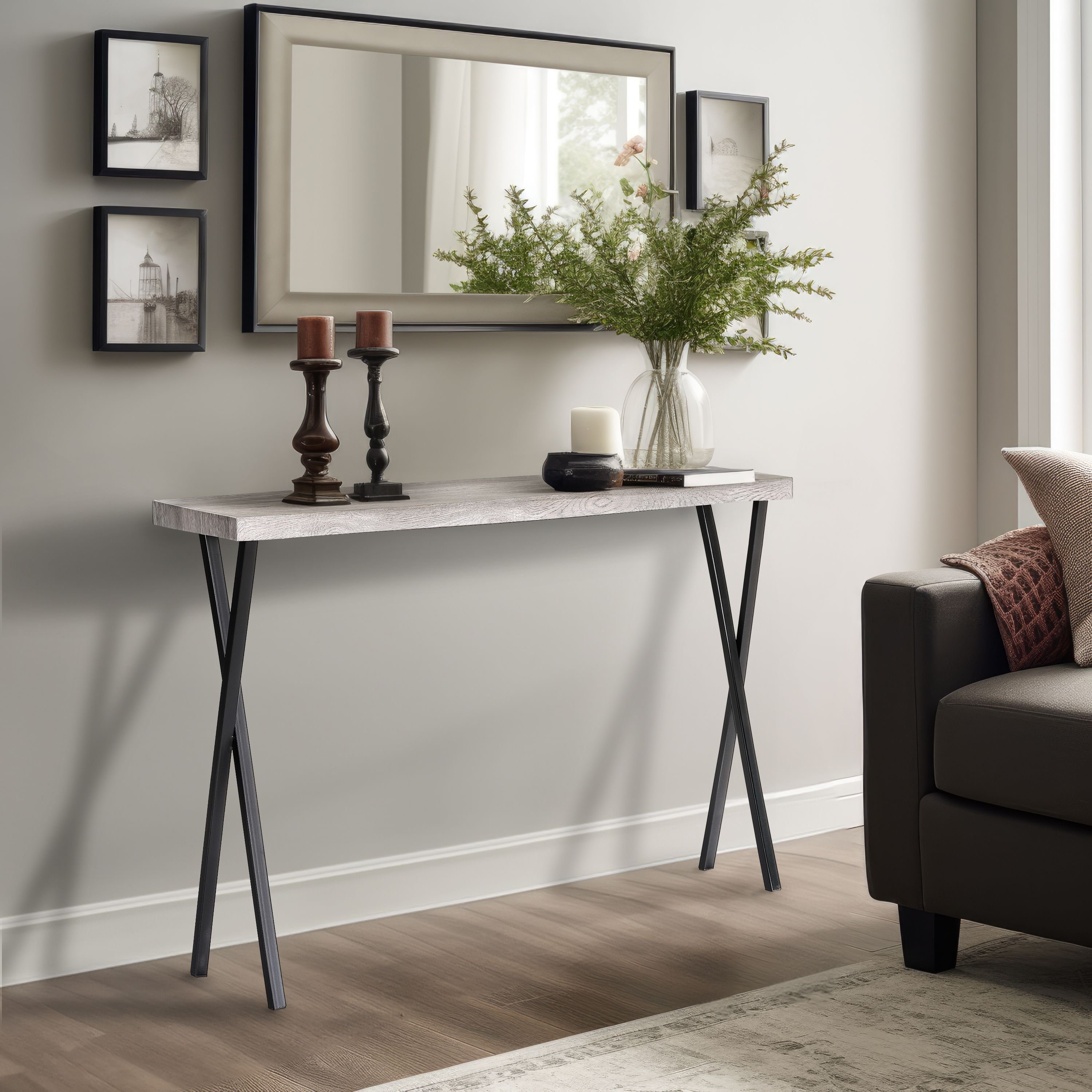 Wohnando Couchtisch Konsolentisch "Apollo", 100x25x80cm helles günstig online kaufen