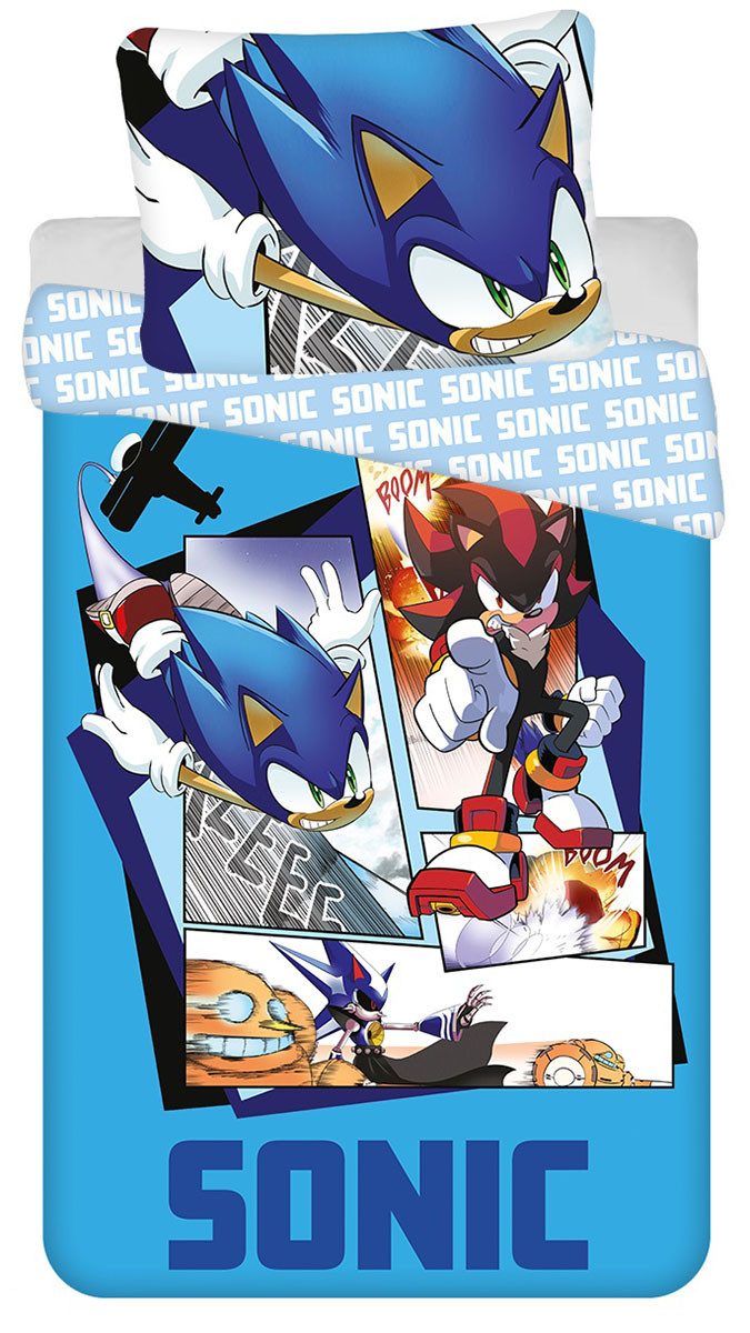 Jerry Fabrics Kinderbettwäsche Sonic, Renforcé, 2 teilig günstig online kaufen