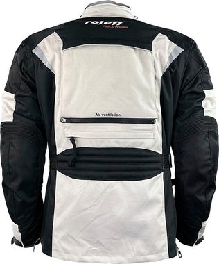 roleff Motorradjacke Enduro mit Protektoren, optimale Belüftung