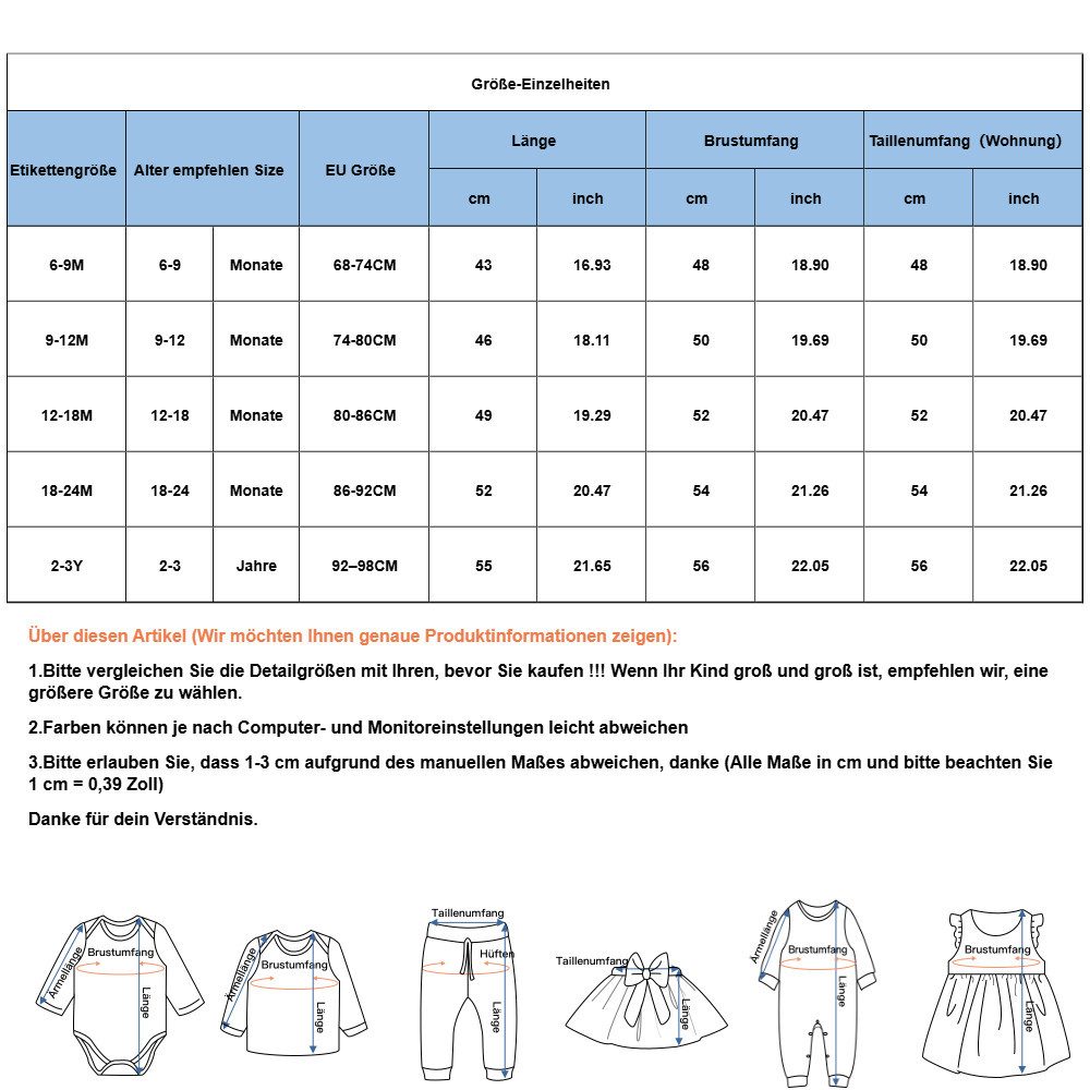 Lapastyle A-Linien-Kleid Rüschenkleid für Babys, elegantes und süßes Sommerkleid (1-tlg) Farbblockierung Partykleid, Geburtstagsgeschenk, Festtagskleid