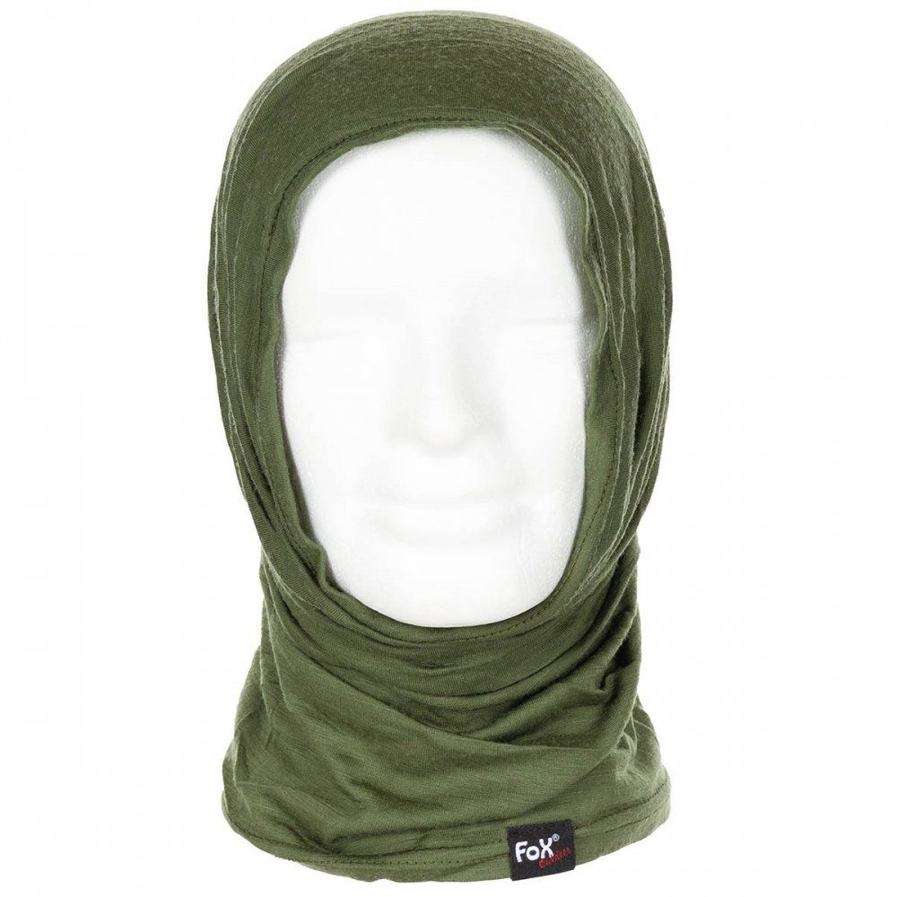 FoxOutdoor Multifunktionstuch Fox Outdoor Rundschal, Merino Lite, oliv günstig online kaufen